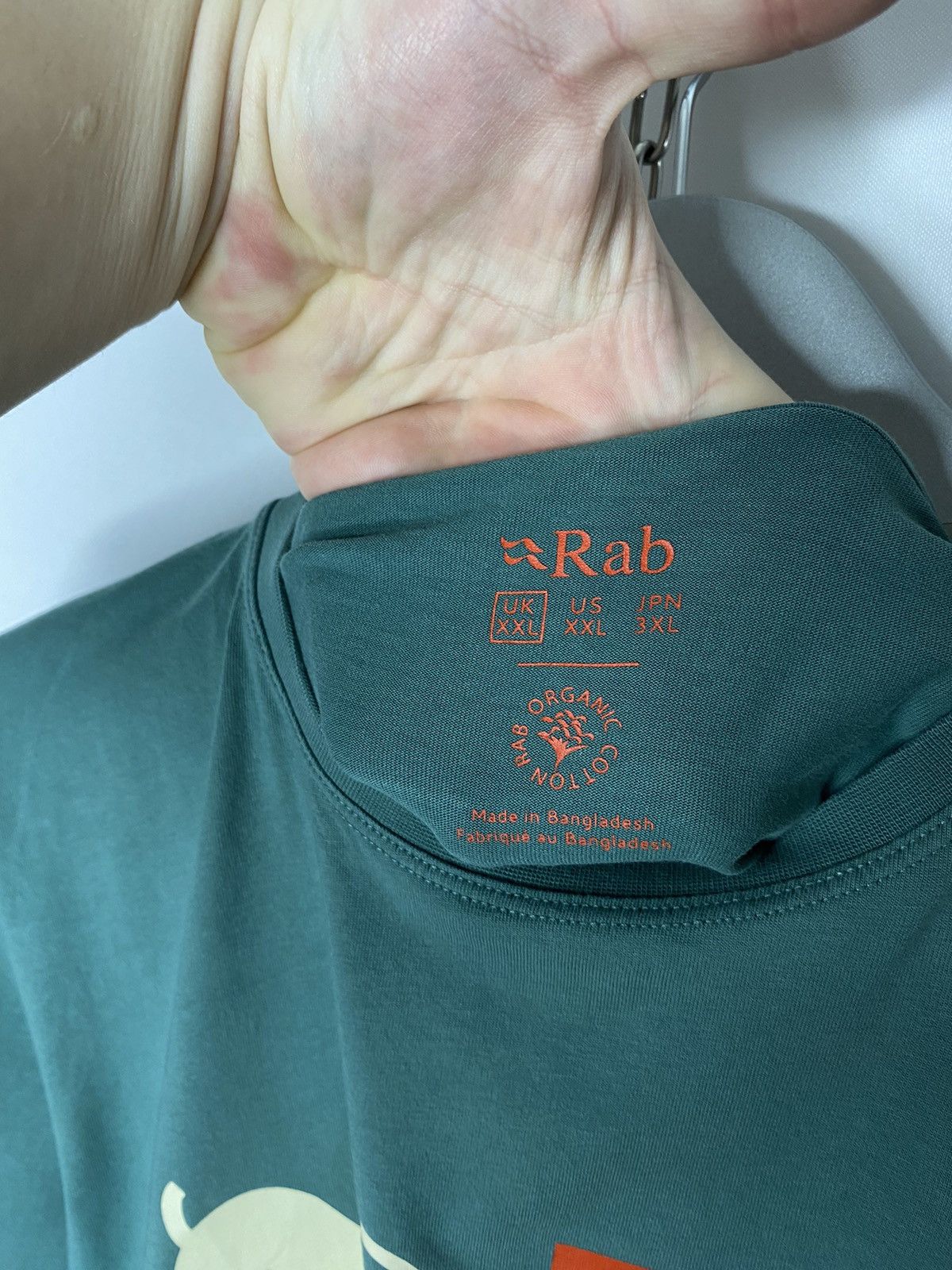 Rab ⛰️RAB Stance Vintage SS Tee T-Shirt Short Sleeve Big Logo⛰️ Size US XXL / EU 58 / 5 - 6 Thumbnail
