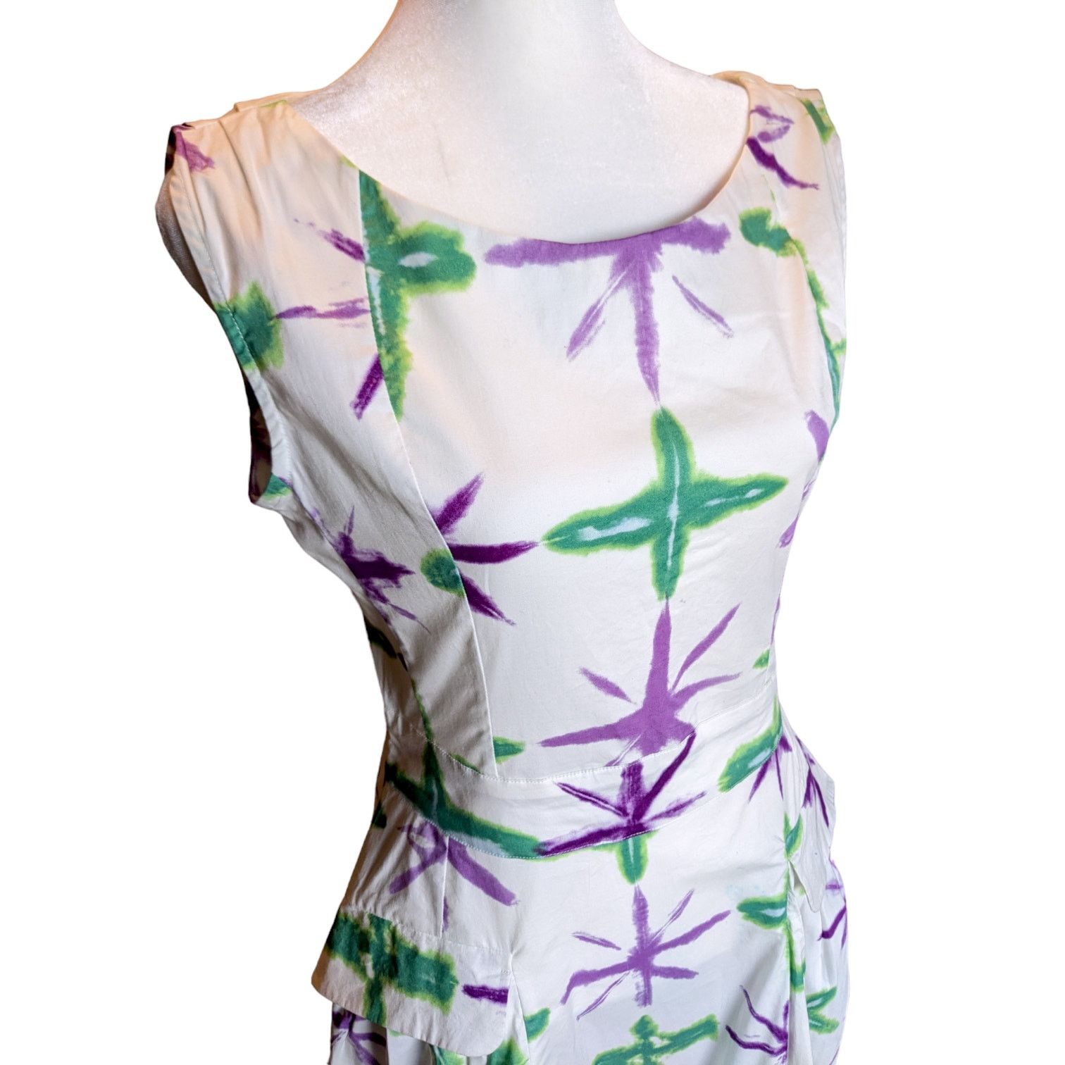 Samantha Sung SAMANTHA SUNG NWT Snow Flake Tie Dye Devon Dress Small Size S / US 4 / IT 40 - 2 Thumbnail