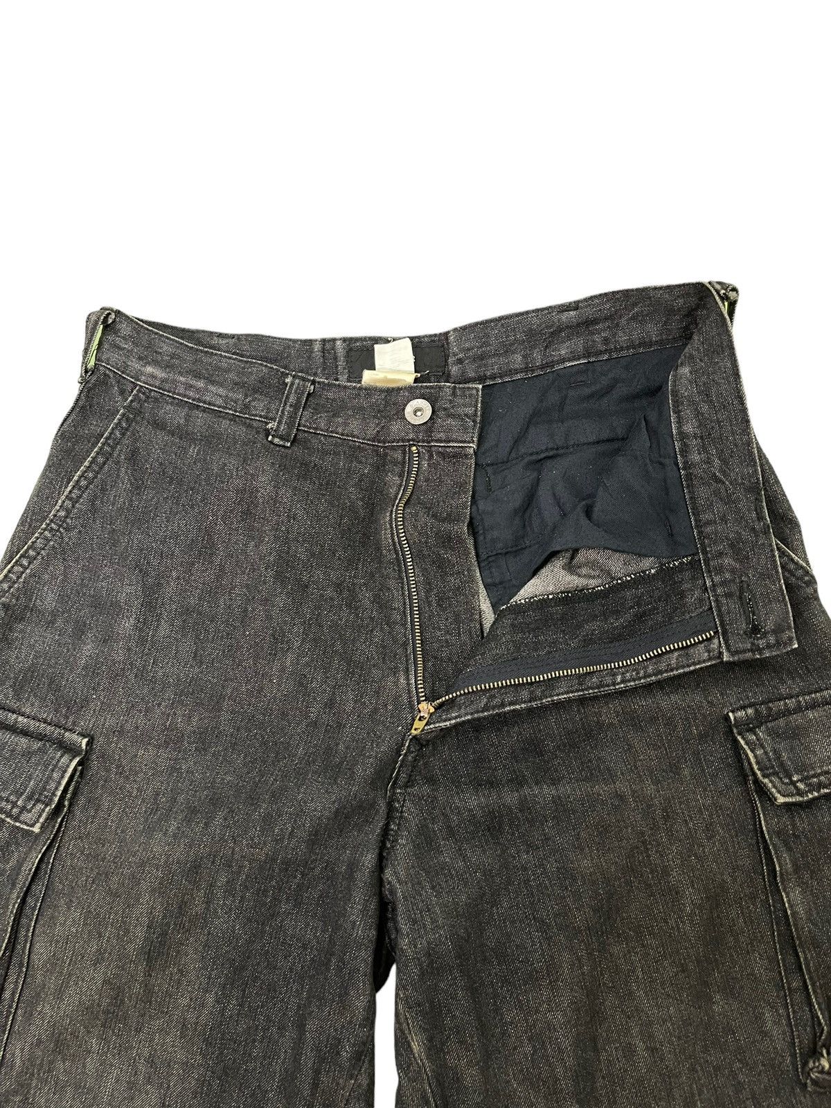 Japanese Brand Loose Cargo Jeans Scanner Japan 6🟦6 Size US 31 - 18 Thumbnail