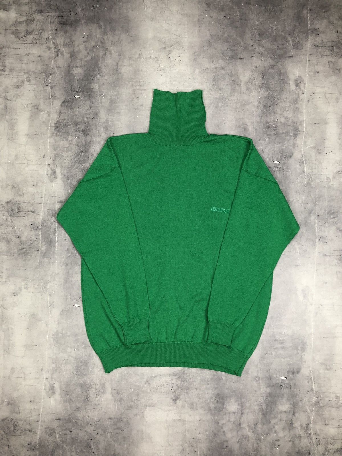Versace × Vintage vintage versace jeans couture Wool turtleneck sweater men Size US M / EU 48-50 / 2 - 1 Thumbnail