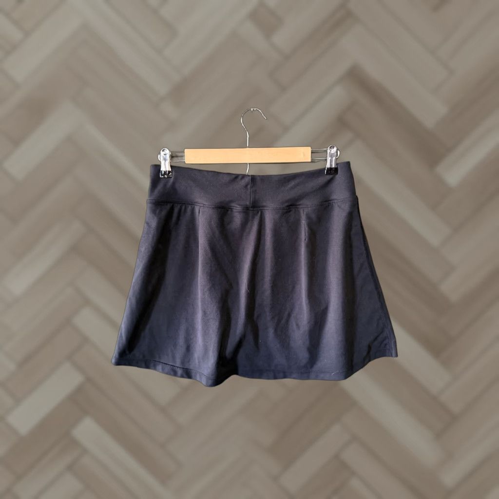 Vintage Title Nine Womens Skirt Athletic Black Pullon Lined Knee Length Size M Pickleball тему Size 32" / US 10 / IT 46 - 1 Thumbnail