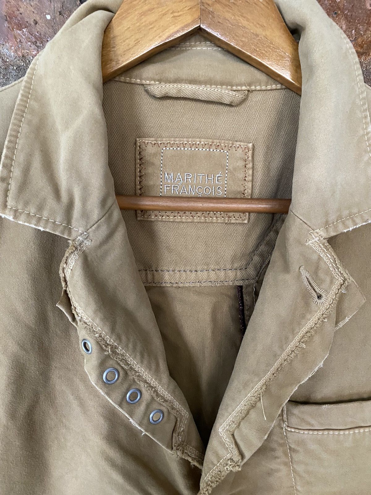 Final Home × Japanese Brand × Marithe + Francois Girbaud Marithe Francois Girbaud moleskin Paneled cutting fringe Size US M / EU 48-50 / 2 - 6 Thumbnail