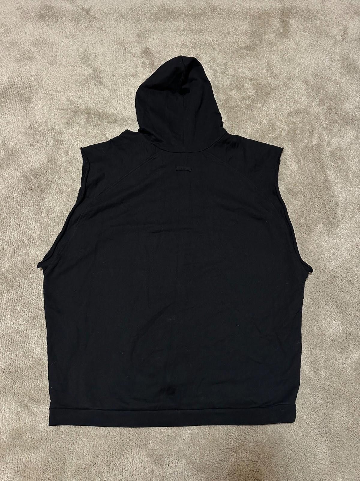 Raf Simons SWEATSHIRT RAF SIMONS OVERSIZED SLEEVLESS HOODIE Sz L Size US L / EU 52-54 / 3 - 8 Thumbnail