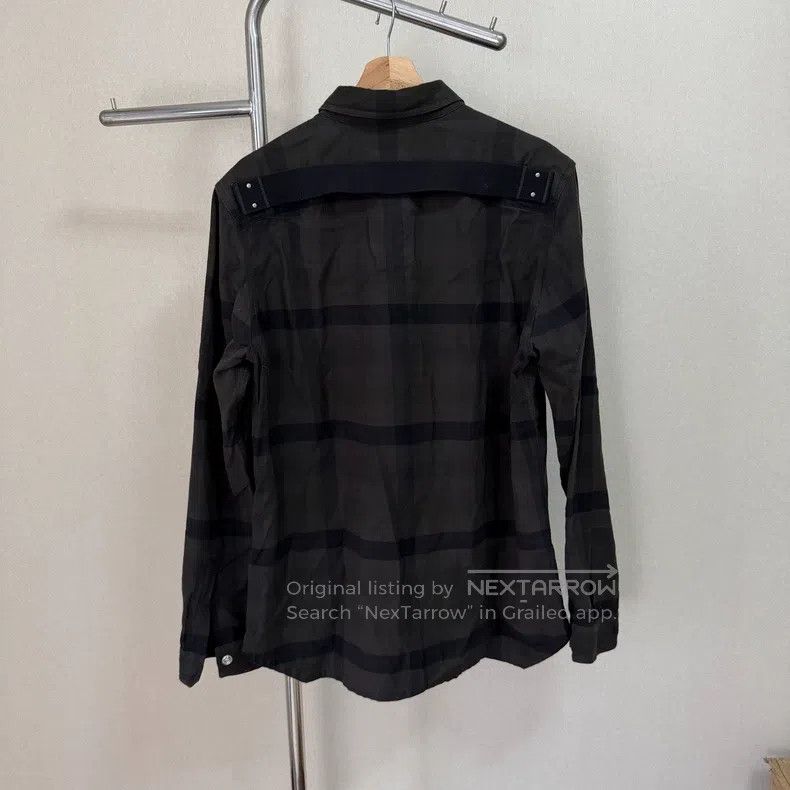 Rick Owens Rick Owens Gingham Pointed Collar Chest Pocket Long Sleeve Size US L / EU 52-54 / 3 - 2 Thumbnail