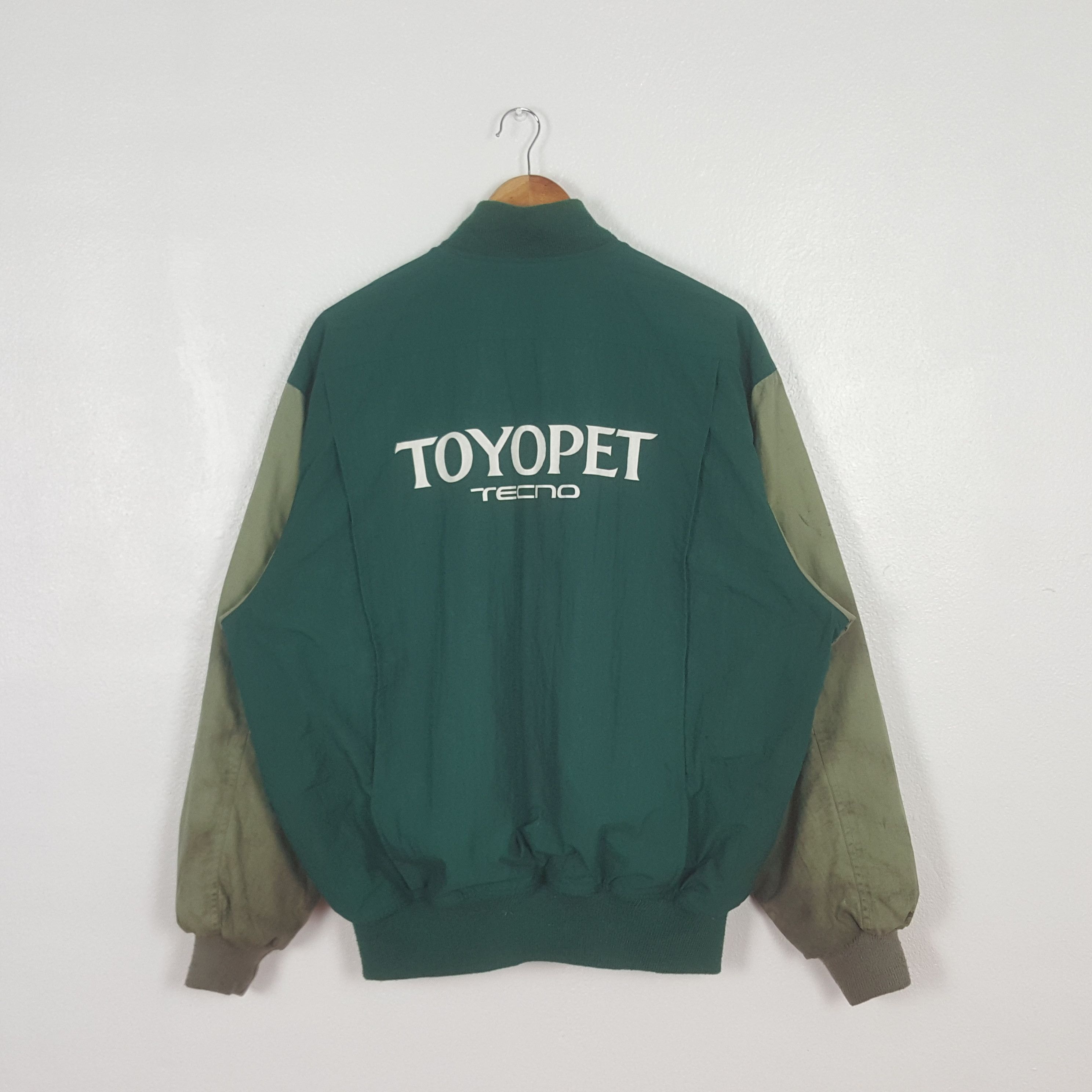 Japanese Brand Vintage Toyopet Tecno Toyota Racing Bombers Jacket C309N16 Size US XXL / EU 58 / 5 - 1 Thumbnail