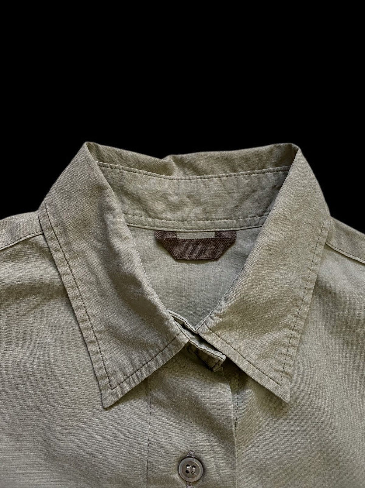 Y's Vintage Y’s Yohji Yamamoto Oversized Shirt - Sage Green Size US M / EU 48-50 / 2 - 3 Thumbnail