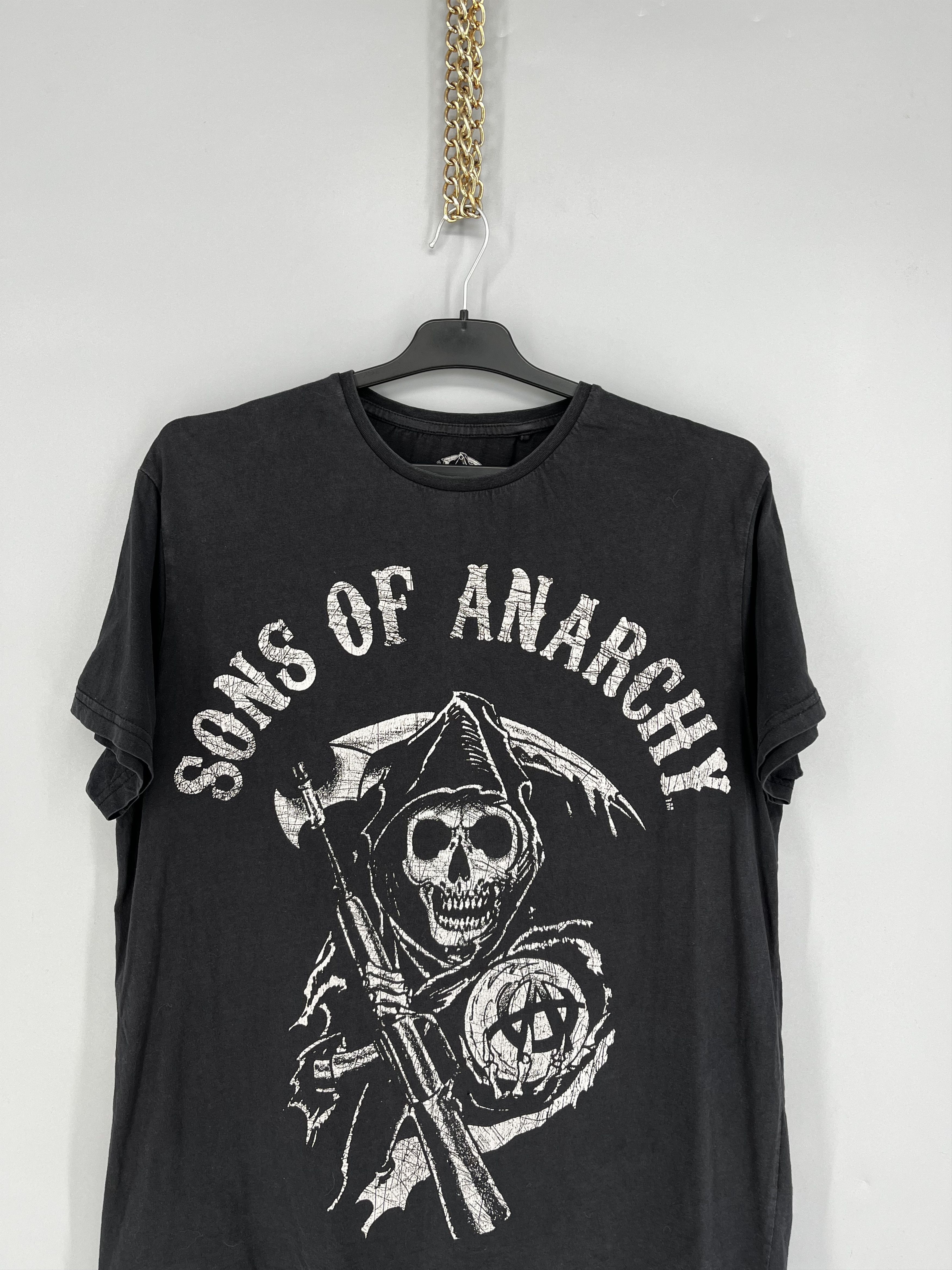 Band Tees Vintage SOA Sons Of Anarchy Vintage Band Graphic Tee Faded Size US XL / EU 56 / 4 - 2 Thumbnail
