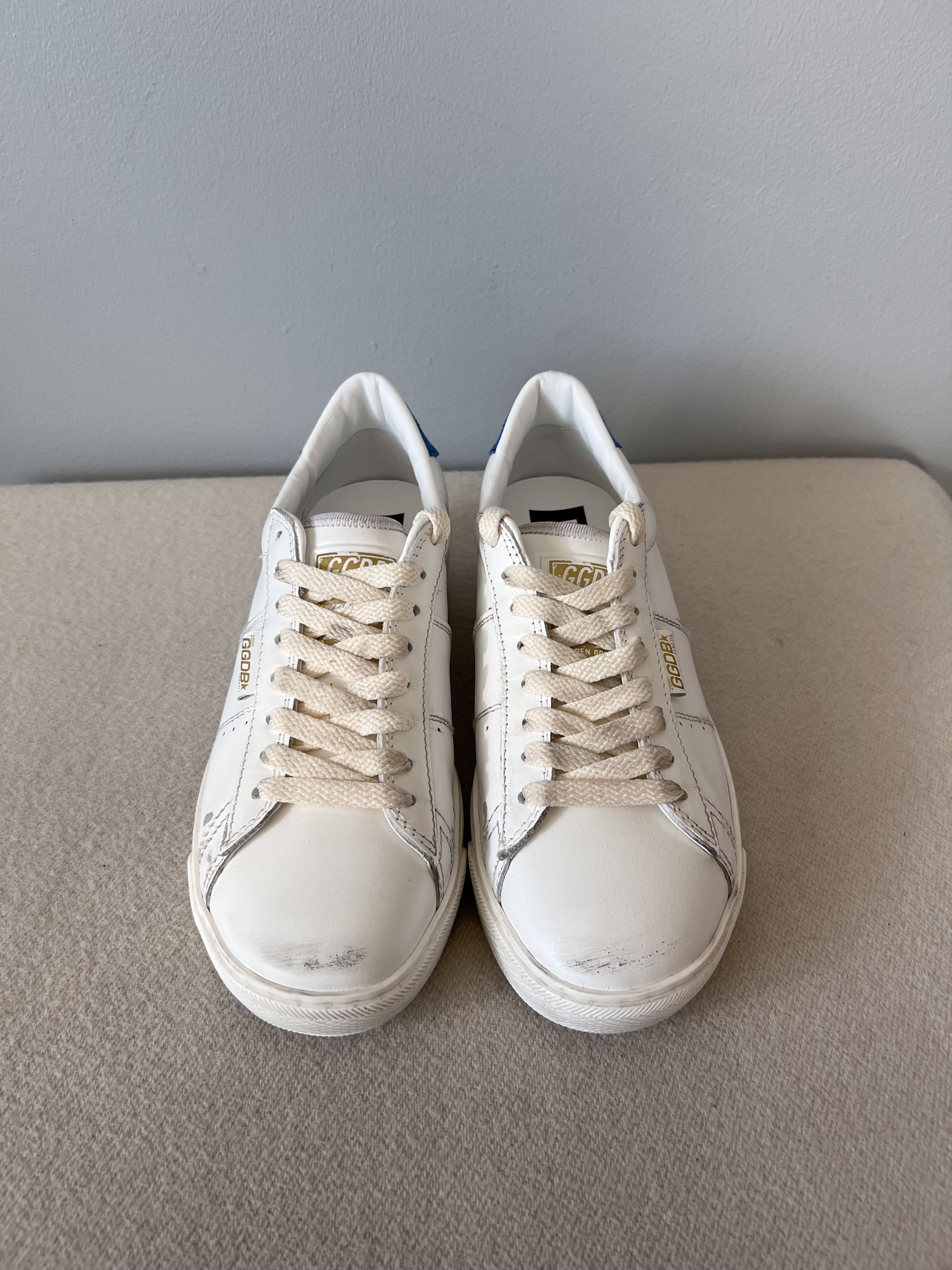 Golden Goose Golden Goose Matchstar Sneaker in White Leather Size US 9 / IT 39 - 4 Thumbnail