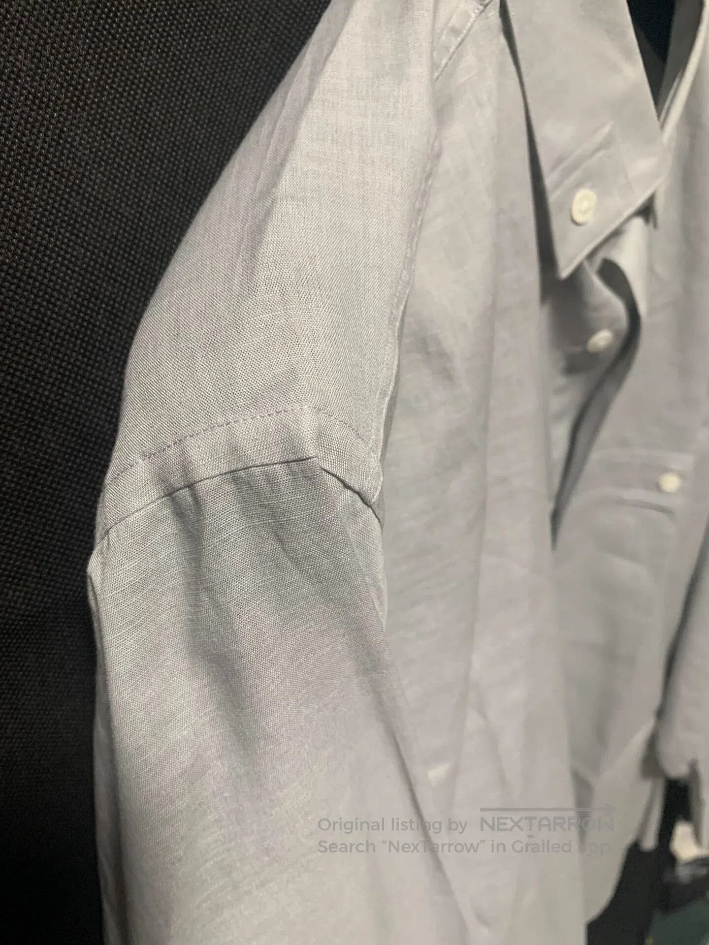 Giorgio Armani Giorgio Armani Cotton Linen Blend Long Sleeve Shirt. Size US M / EU 48-50 / 2 - 4 Thumbnail