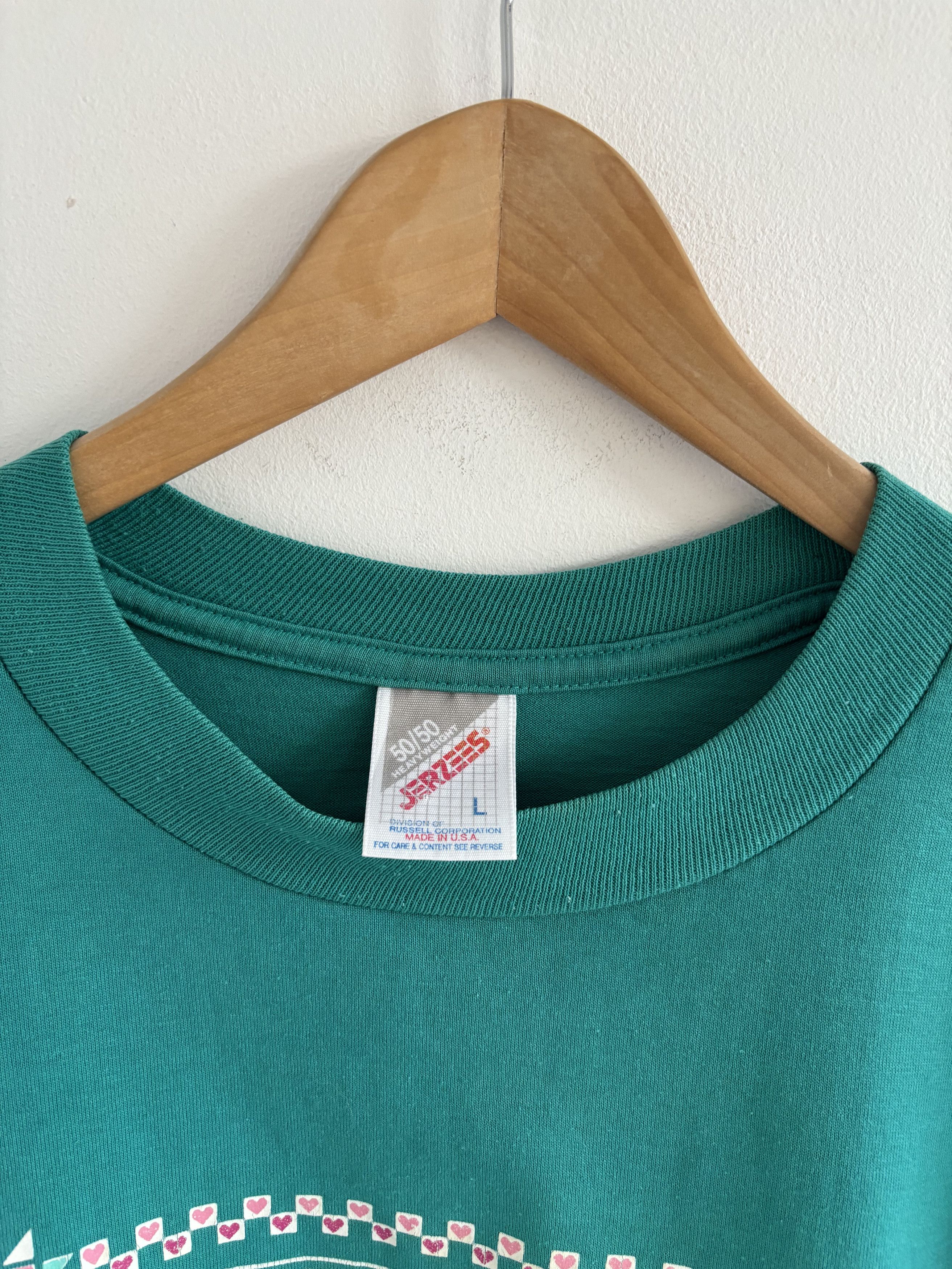 Jerzees × Vintage Vintage 90s Cats Cute Tee Size US L / EU 52-54 / 3 - 7 Thumbnail