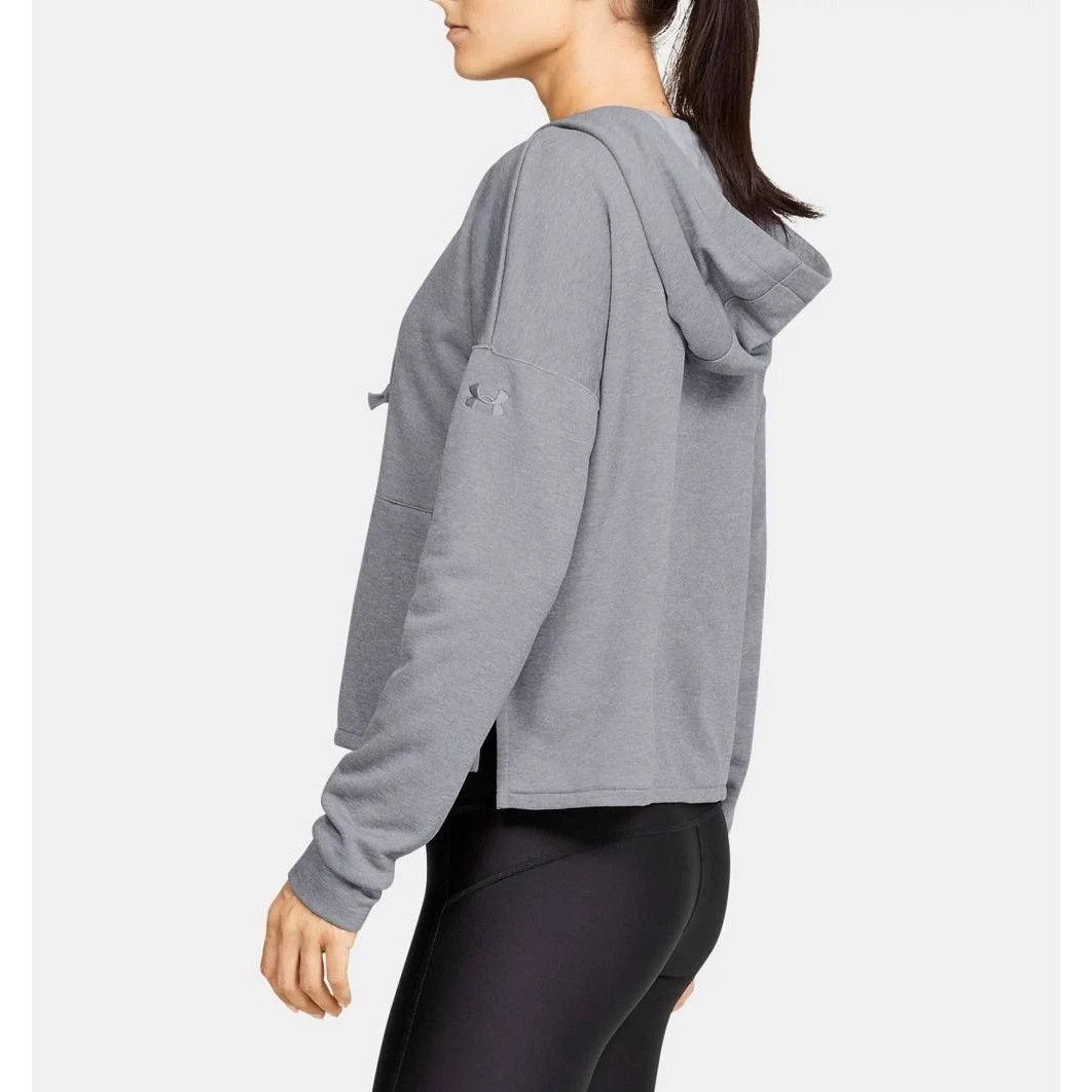 Under Armour Under Armour Cross Town French Terry Pullover Hoodie Gray SM Size S / US 4 / IT 40 - 2 Thumbnail