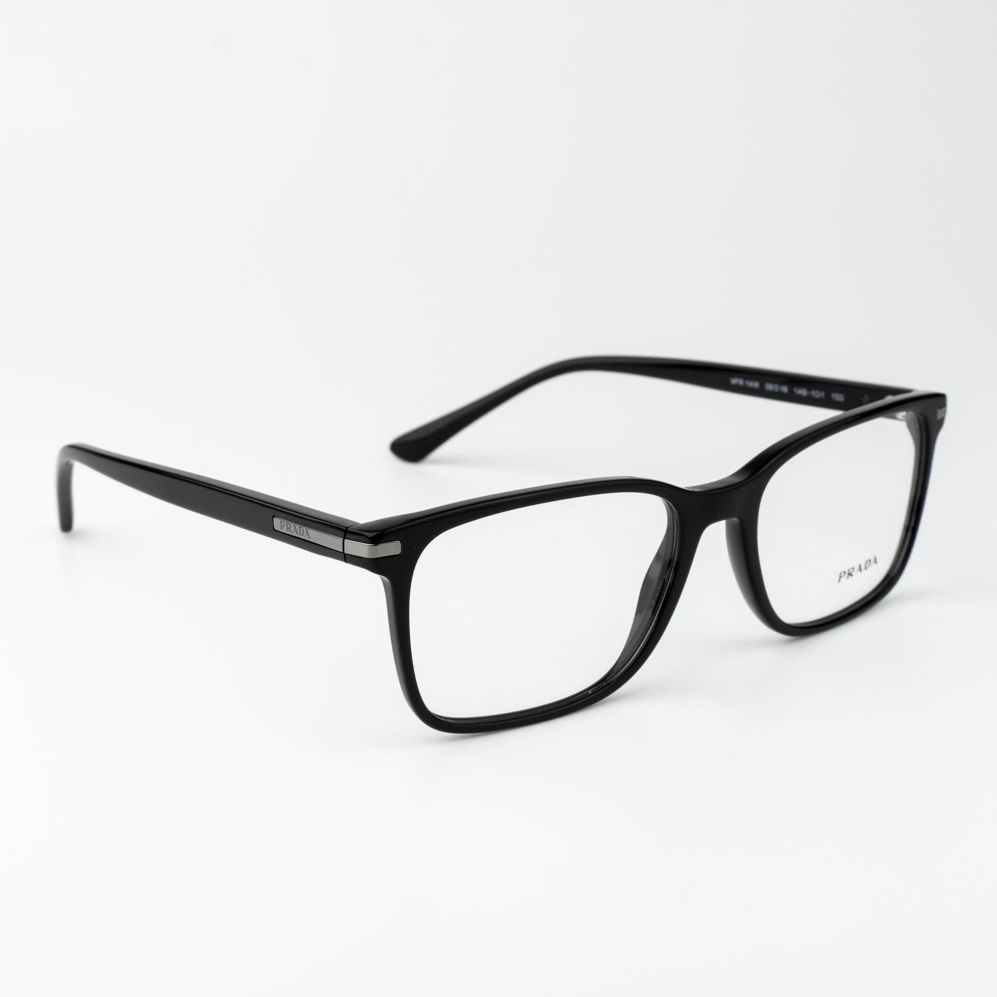 Prada Prada Men Eyeglasses Black Square PR14WV 1AB1O1 BRAND NEW Size ONE SIZE - 4 Thumbnail