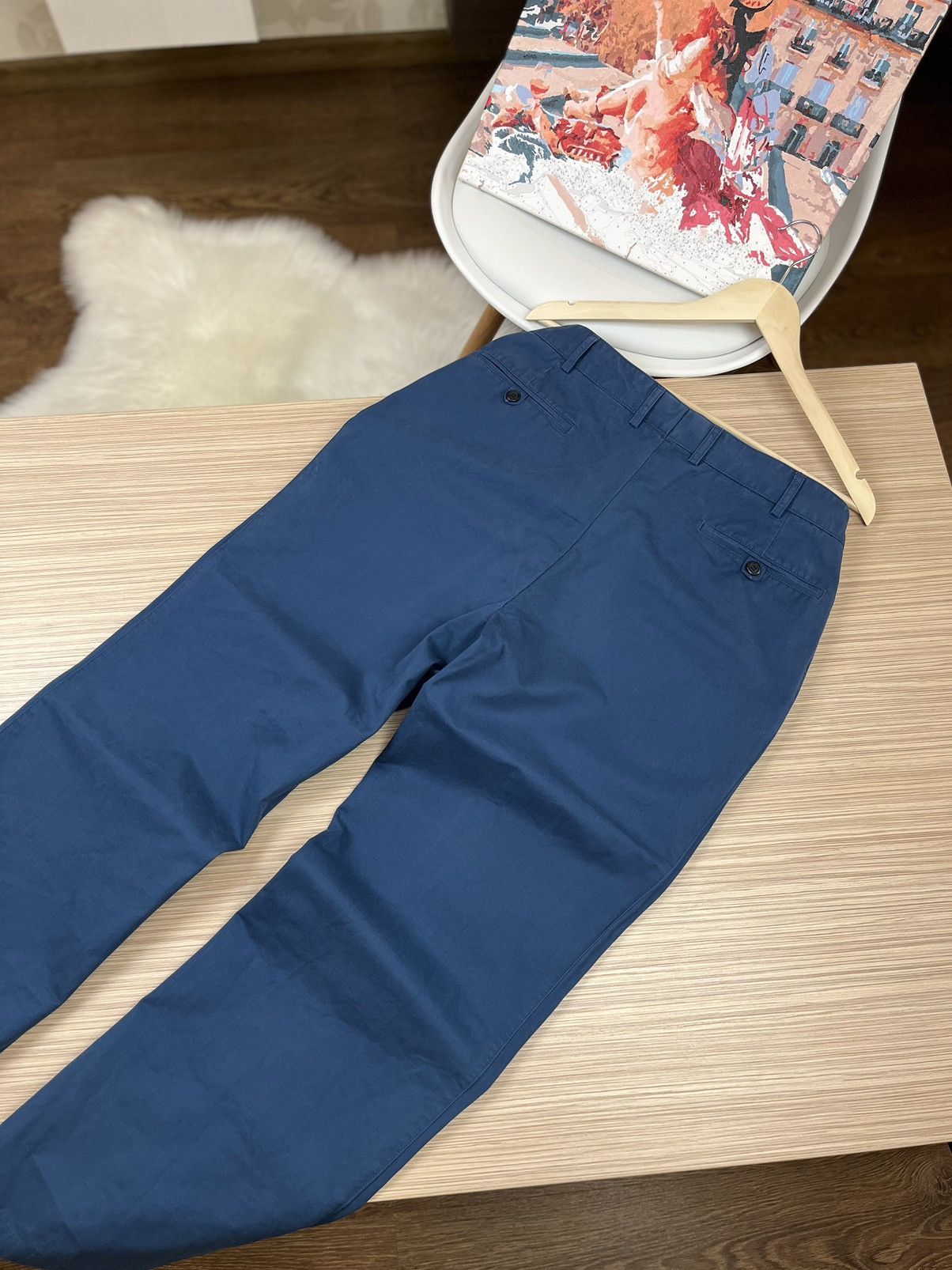 Burberry × Vintage Burberry Blue Casual Pants Men's Size US 34 / EU 50 - 9 Thumbnail