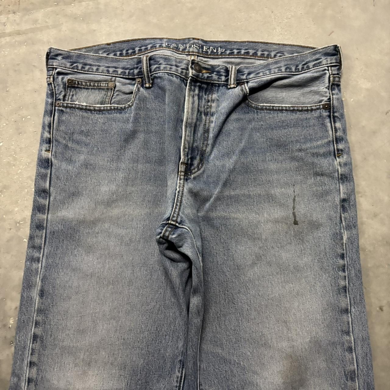 Japanese Brand × Vintage Crazy Vintage Y2K/2000s Faded Medium Wash Essential Denim Jeans! Size US 38 / EU 54 - 5 Thumbnail