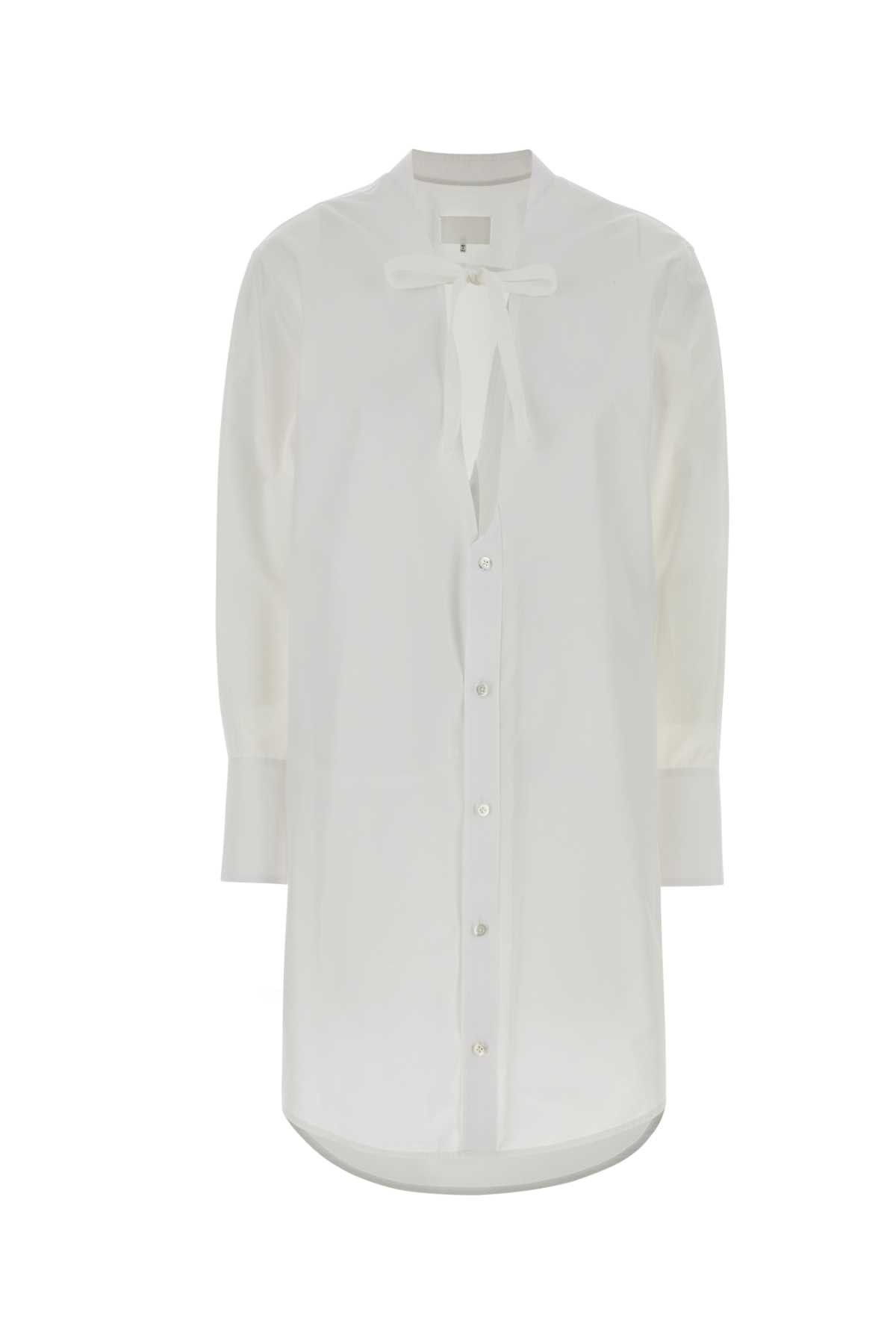 Maison Margiela White Poplin Shirt Dress Size M / US 6-8 / IT 42-44 - 1 Thumbnail