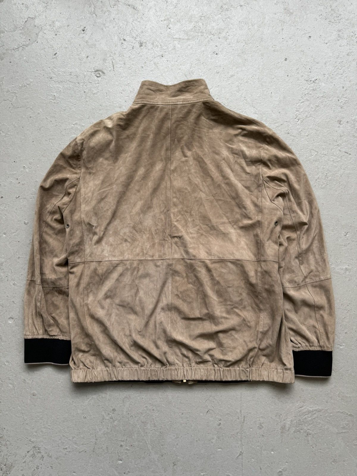 Giorgio Armani Giorgio Armani Goat Leather Blouson Jacket Size US L / EU 52-54 / 3 - 3 Thumbnail