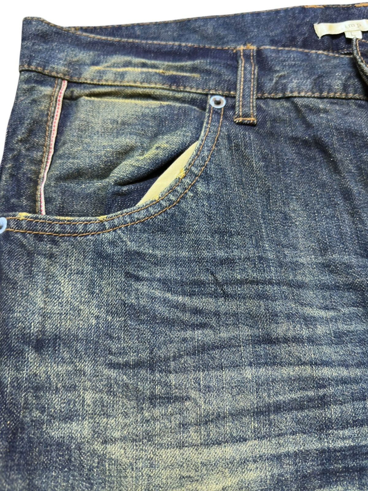 Kapital Vintage IMP Mudwasj Scratch Marks Denim Size US 34 / EU 50 - 3 Thumbnail