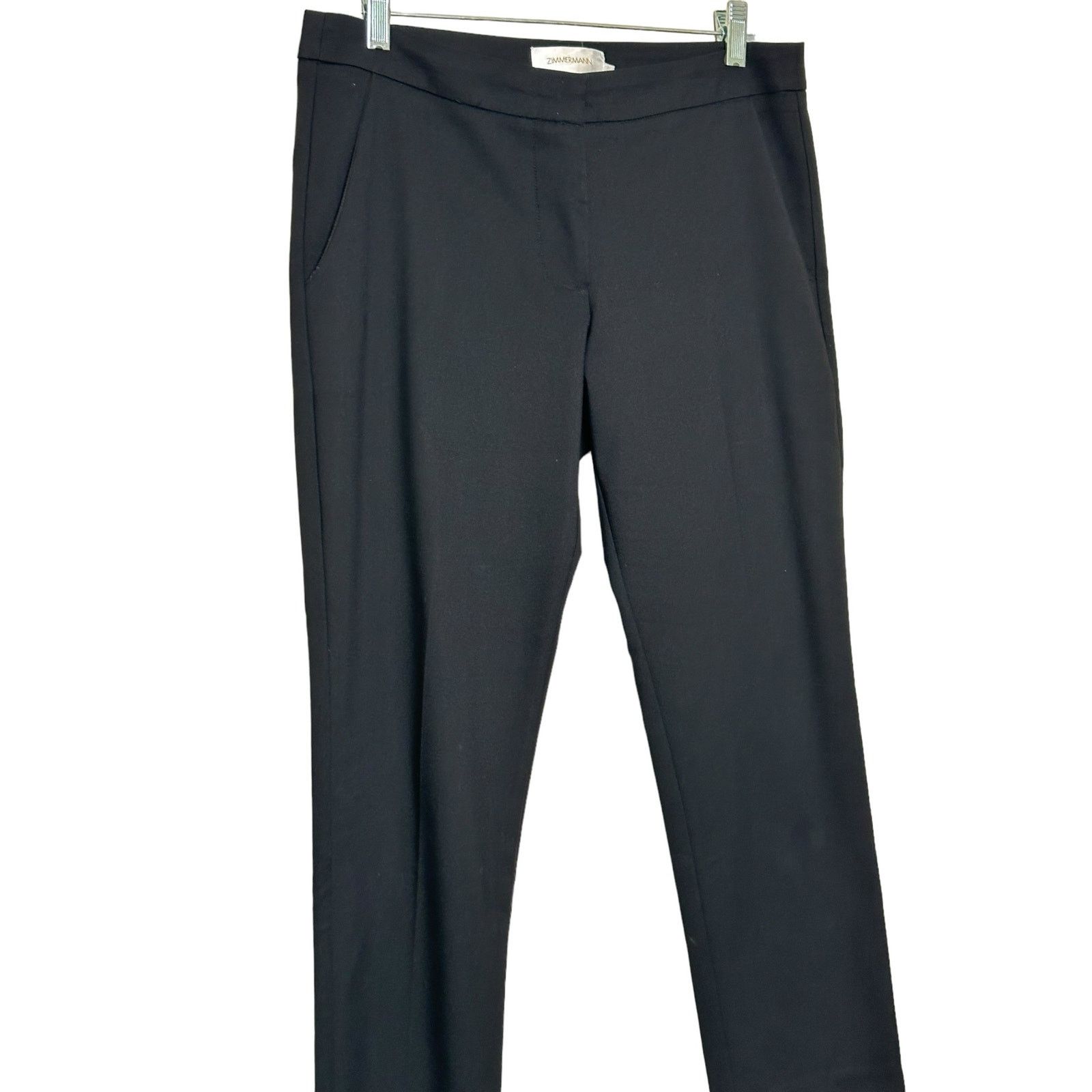 Zimmermann Zimmerman black dress cropped pants size 1 -US 6 Size 28" / US 6 / IT 42 - 6 Thumbnail
