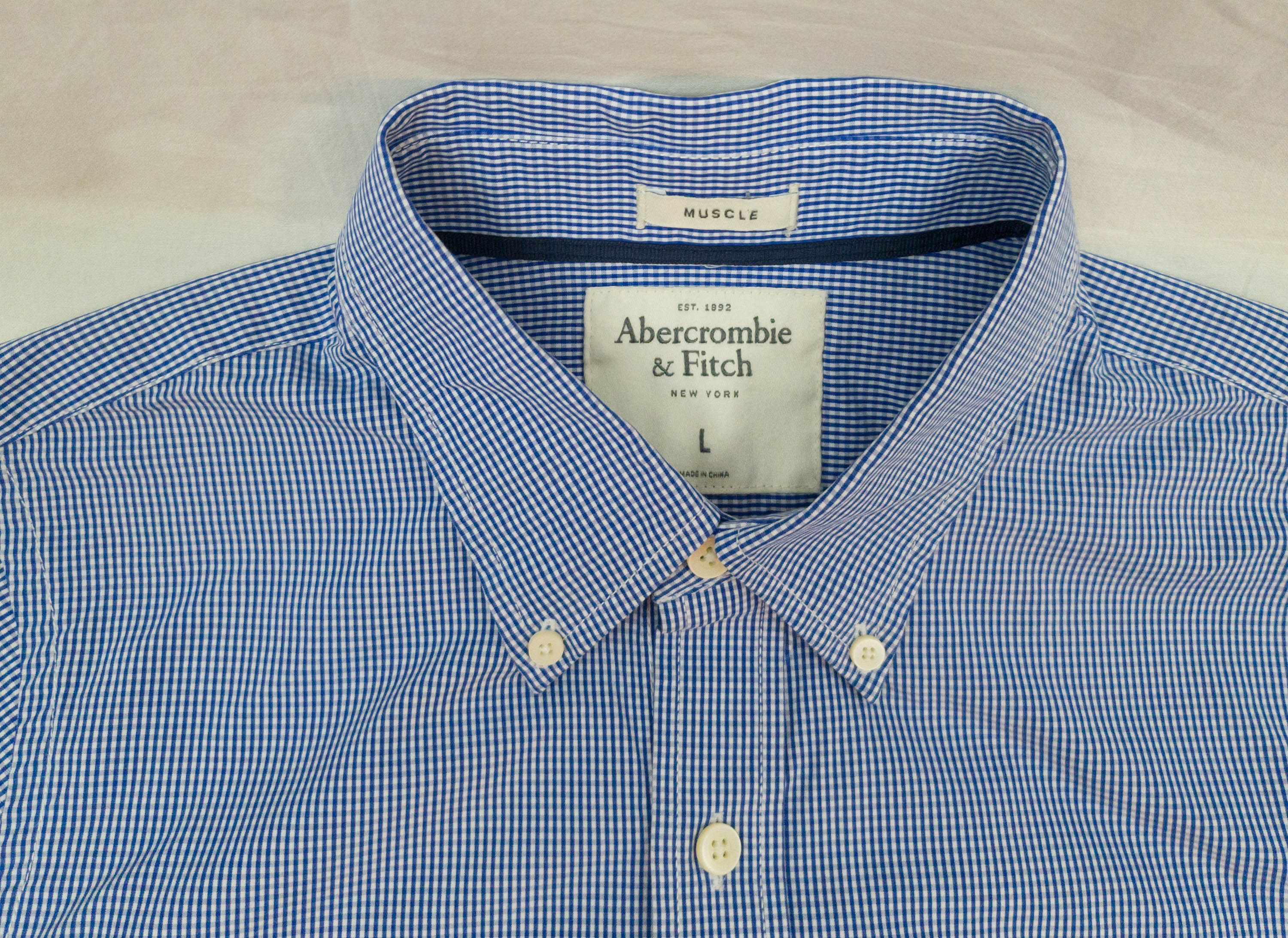 Abercrombie & Fitch Abercrombie & Fitch SHIRT LONG SLEEVE COTTON SIZE L Size US L / EU 52-54 / 3 - 4 Thumbnail