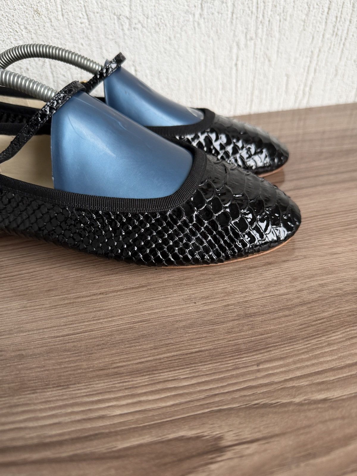 Celine Mary jane ballet python stamped flats Size US 9 / IT 39 - 6 Thumbnail