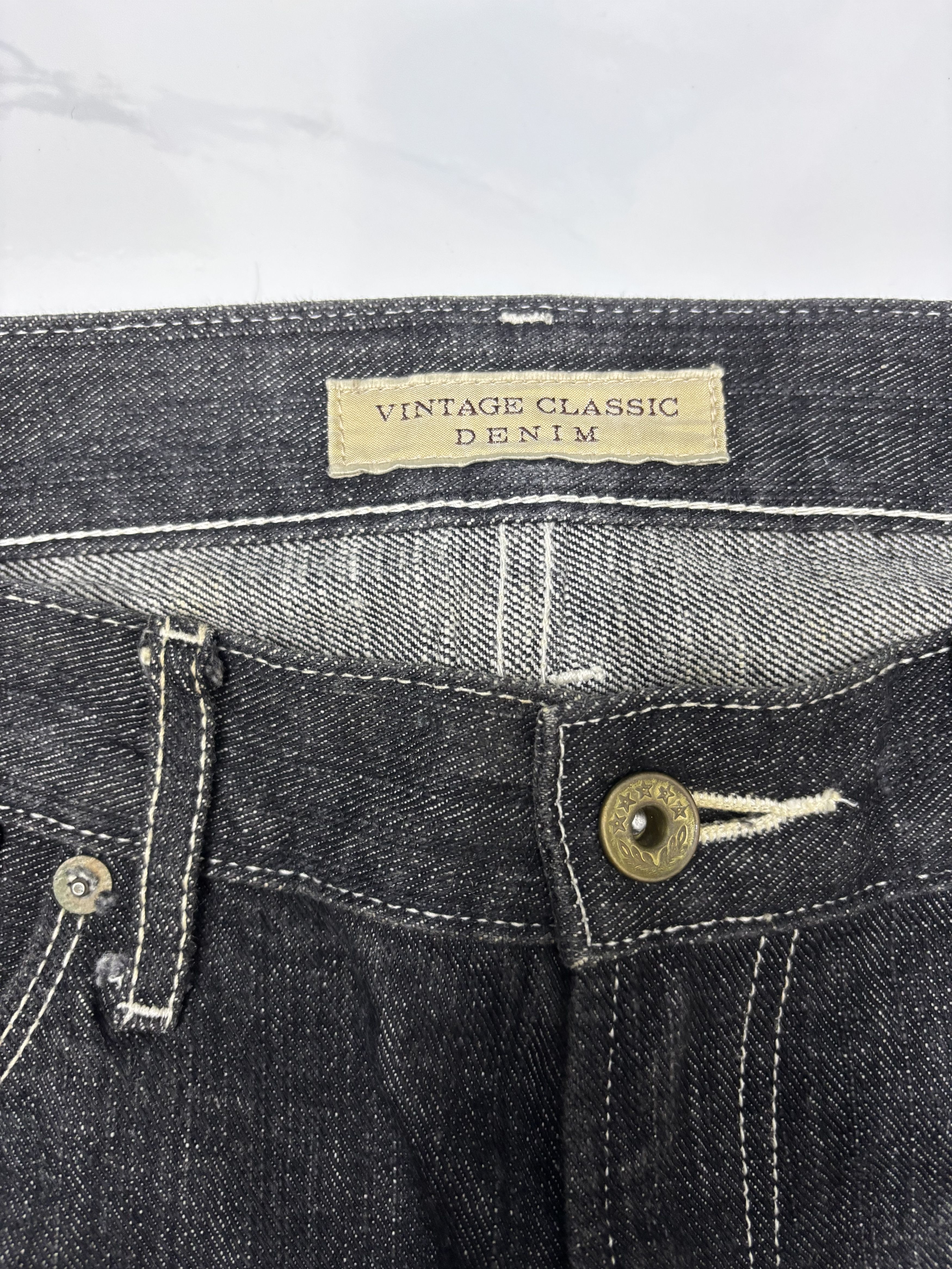 Undercover × Uniqlo Vintage Uniqlo Japan Black Undercover Style Baggy Denim Jean Size US 32 / EU 48 - 11 Thumbnail