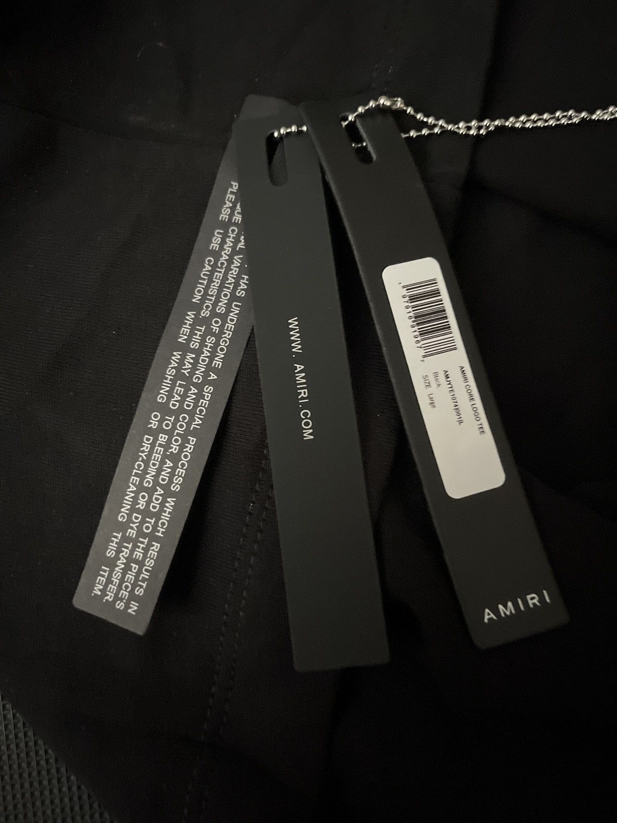 Amiri Black Amiri Ma Core Logo T Shirt Size US L / EU 52-54 / 3 - 4 Thumbnail