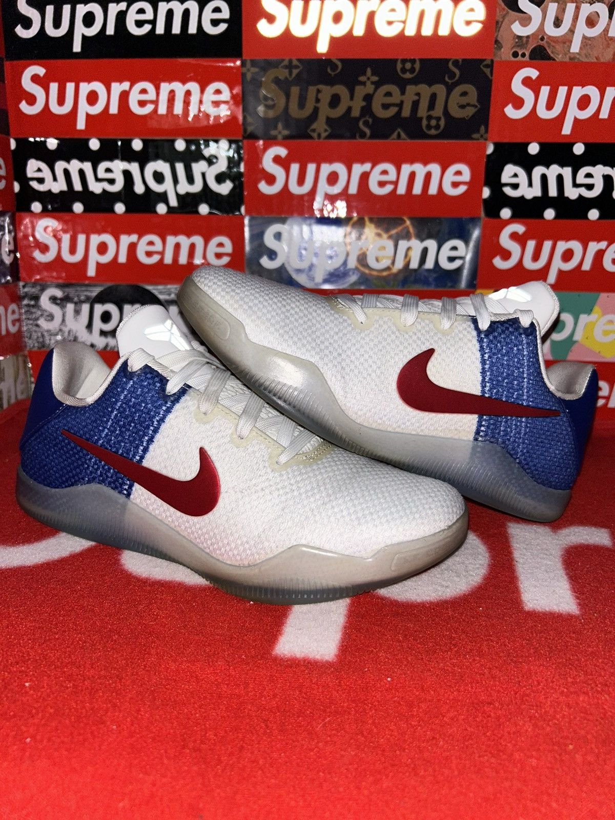 Nike Kobe 11 GS Low Elite ‘USA Olympic’ 822945 184 size 5.5y