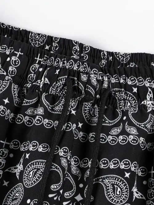 Japanese Brand Print Y2k Shorts DRIP summer Size US 34 / EU 50 - 2 Thumbnail