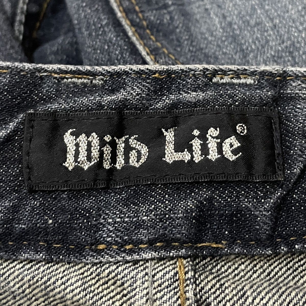 14th Addiction Rare Design Vintage Brand Wild Life Naked Girl Jeans 1990s Size US 35 - 11 Thumbnail