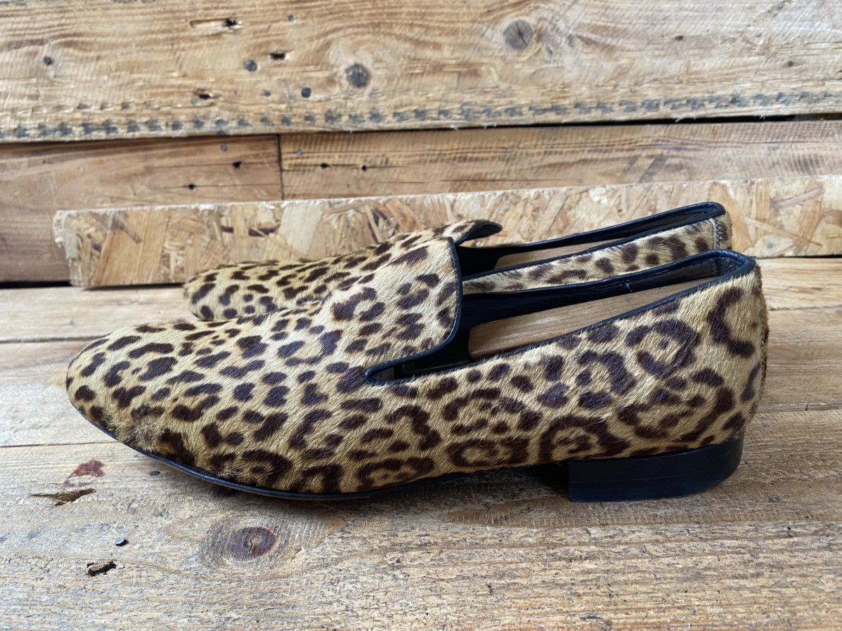 Designer × Saint Laurent Paris × Yves Saint Laurent Saint Laurent leopard print slip on casual loafers sz uk7.5 Size US 8.5 / EU 41-42 - 7 Thumbnail