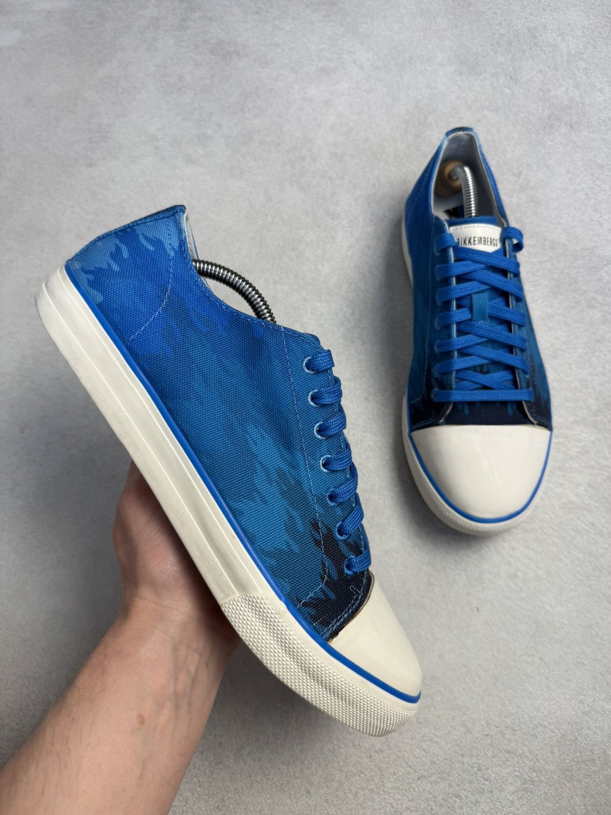 Dirk Bikkembergs Dirk Bikkembergs X Fedez Farnell Sneakers blue canvas US9,5 Size US 9.5 / EU 42-43 - 5 Thumbnail