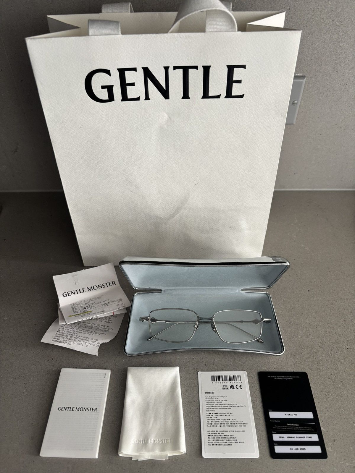 Gentle Monster Gentle Monster Atomic 02 Clear Size ONE SIZE - 1 Thumbnail