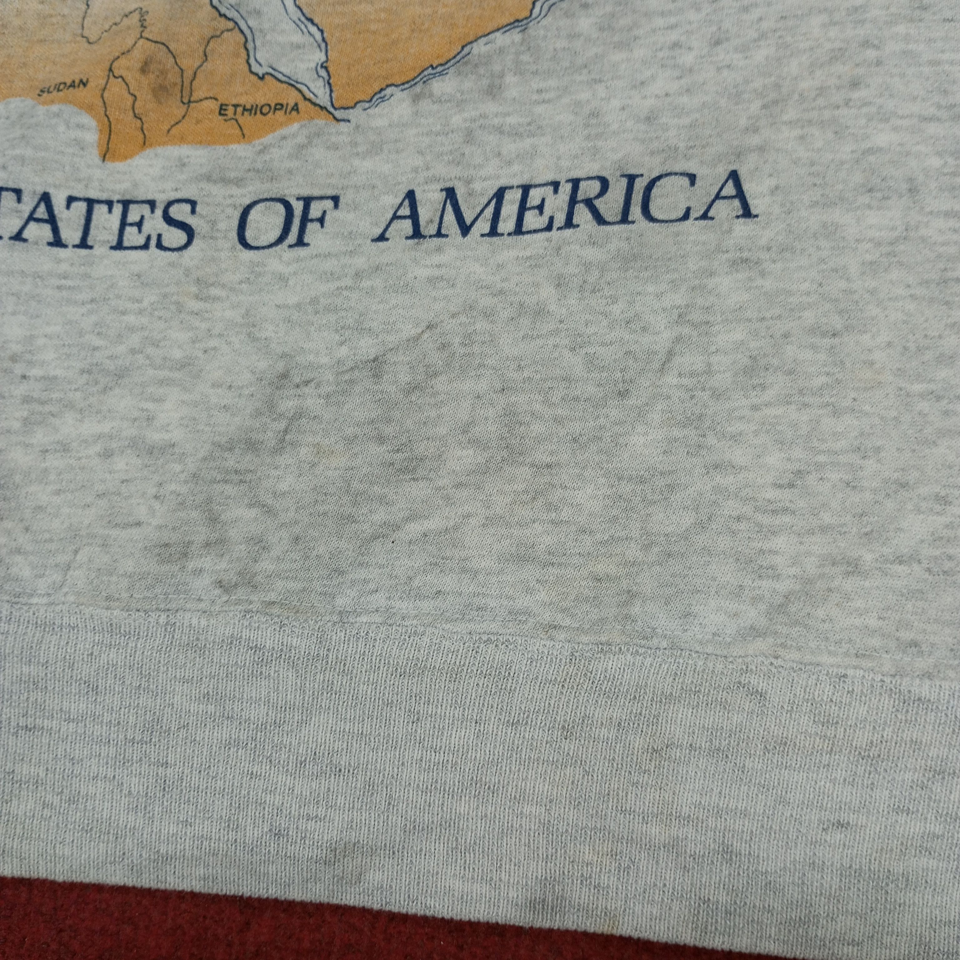 Vintage United State Of America Vintage Sweatshirt Size US M / EU 48-50 / 2 - 10 Thumbnail