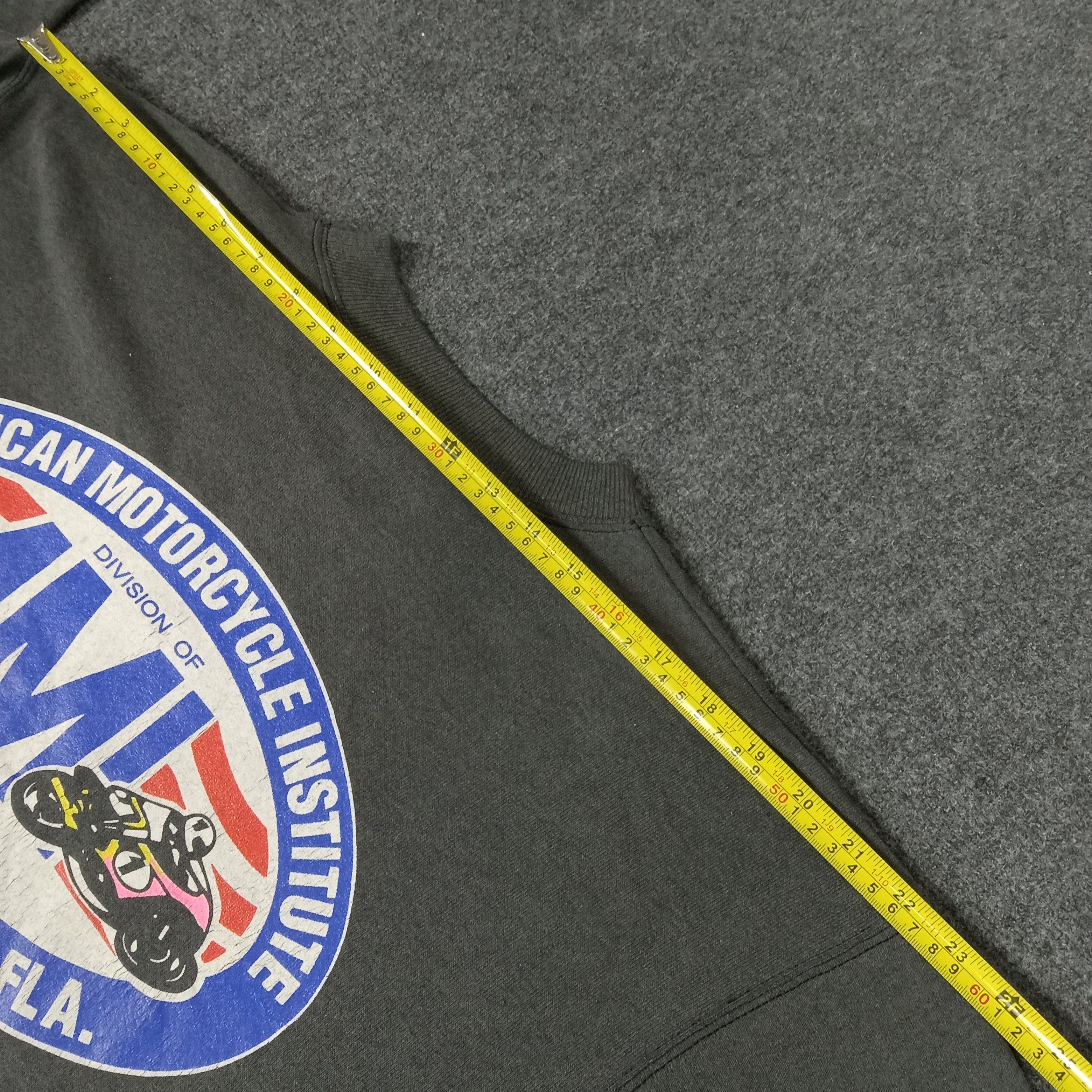 AMI × Vintage Vintage 90's American Motorcycle Institute Bikers Sweatshirt Size US S / EU 44-46 / 1 - 6 Thumbnail