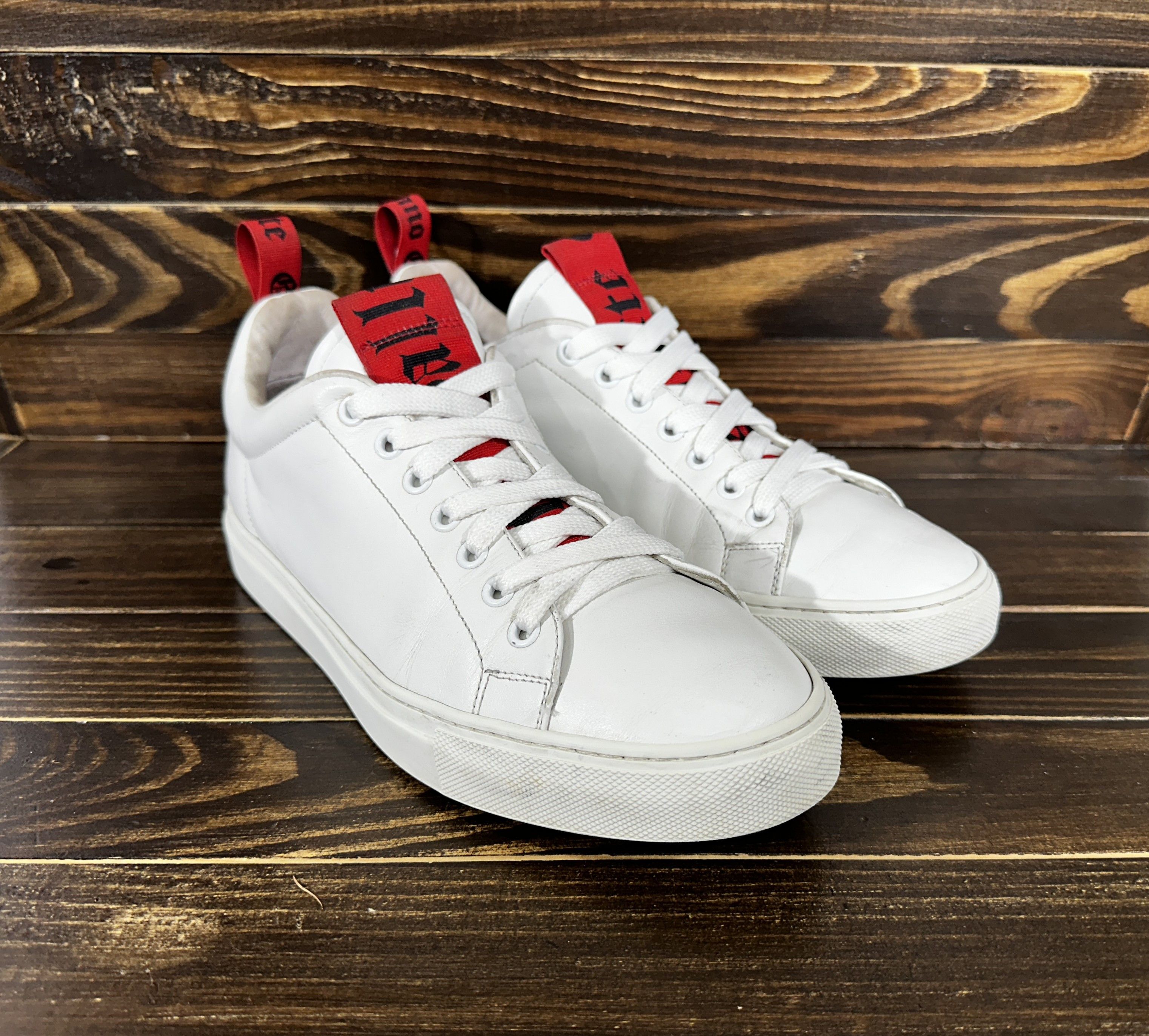 John Galliano John Galliano PARIS Made In Italy Leather Sneakers Luxury Size US 7 / EU 40 - 24 Thumbnail