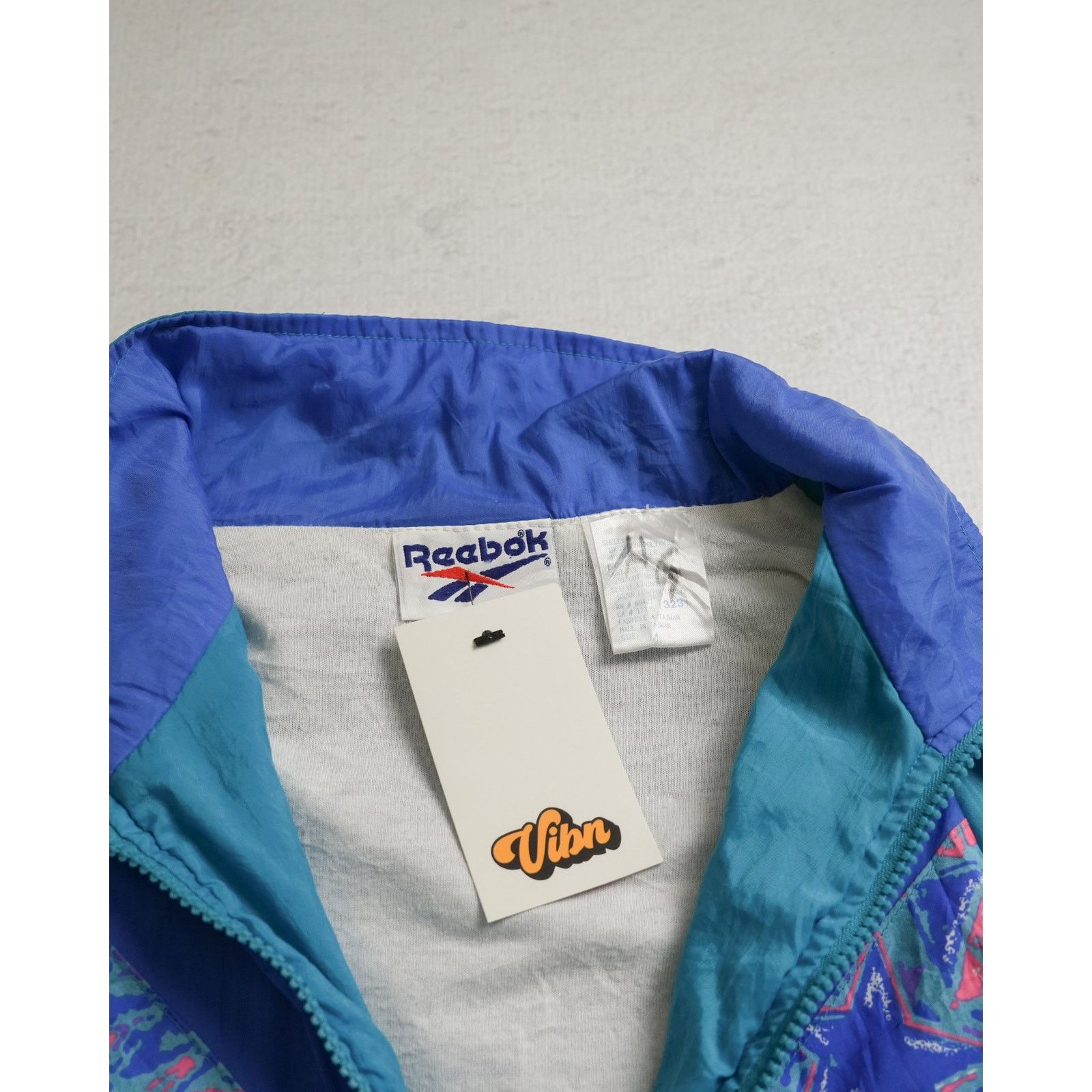 Reebok Vintage 90s Reebok Blue Regular Windbreaker - Women's Medium Size M / US 6-8 / IT 42-44 - 3 Thumbnail