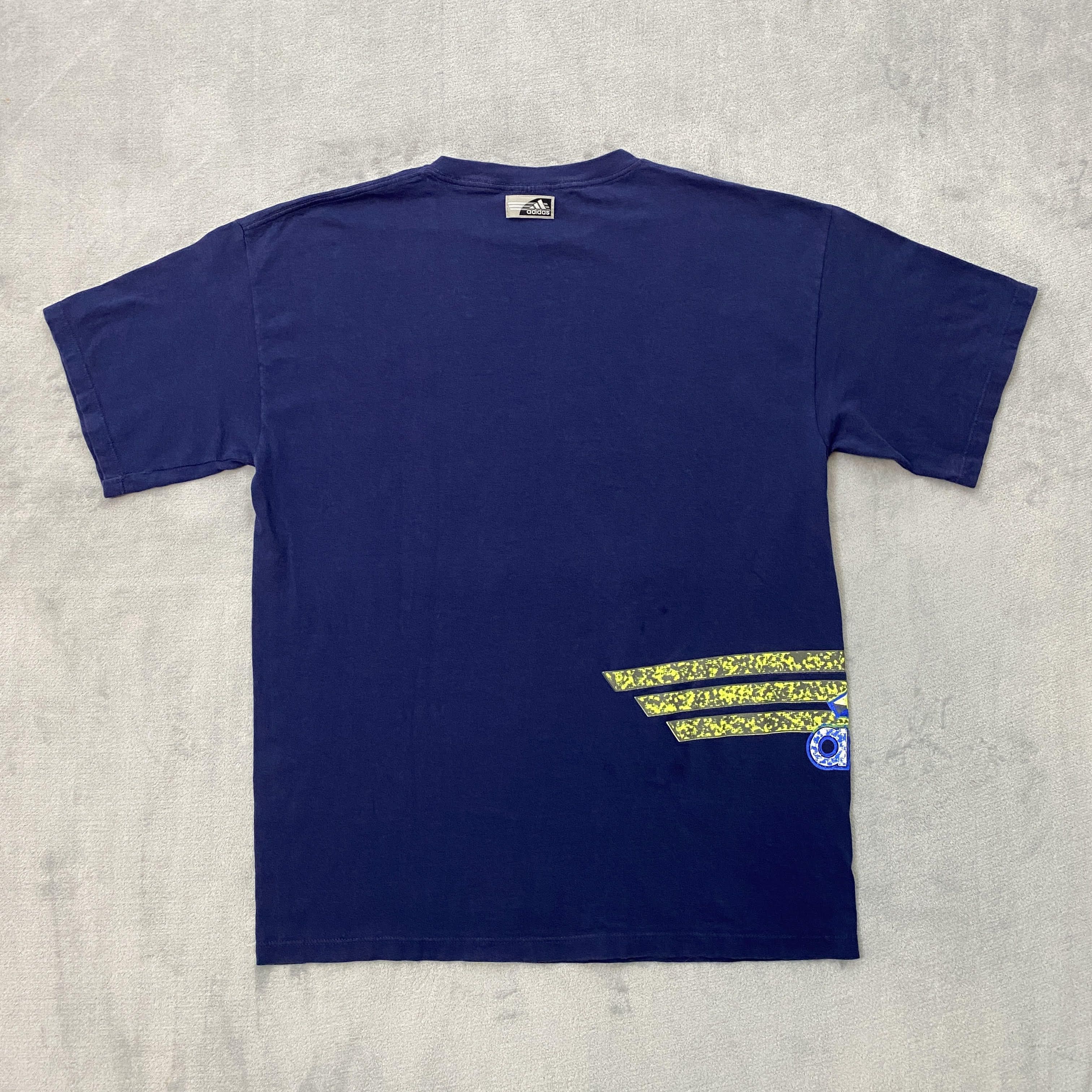 Adidas × Vintage 90s T Shirt Men Large Graphic Short Sleeve Made in USA Size US XL / EU 56 / 4 - 8 Thumbnail