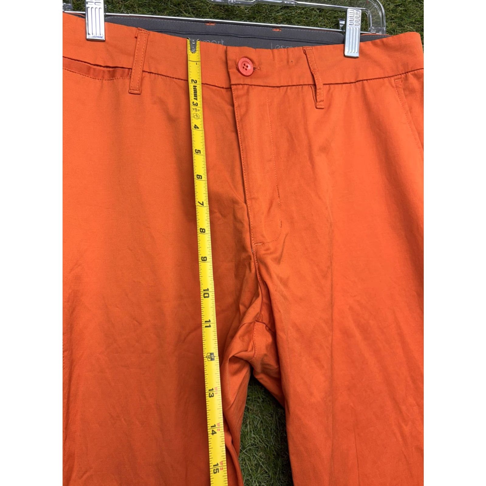 Vintage Lesmart Golf Pants Mens 34x31 Orange Khakis Standard Fit Performance Series Pants Size US 34 / EU 50 - 3 Thumbnail