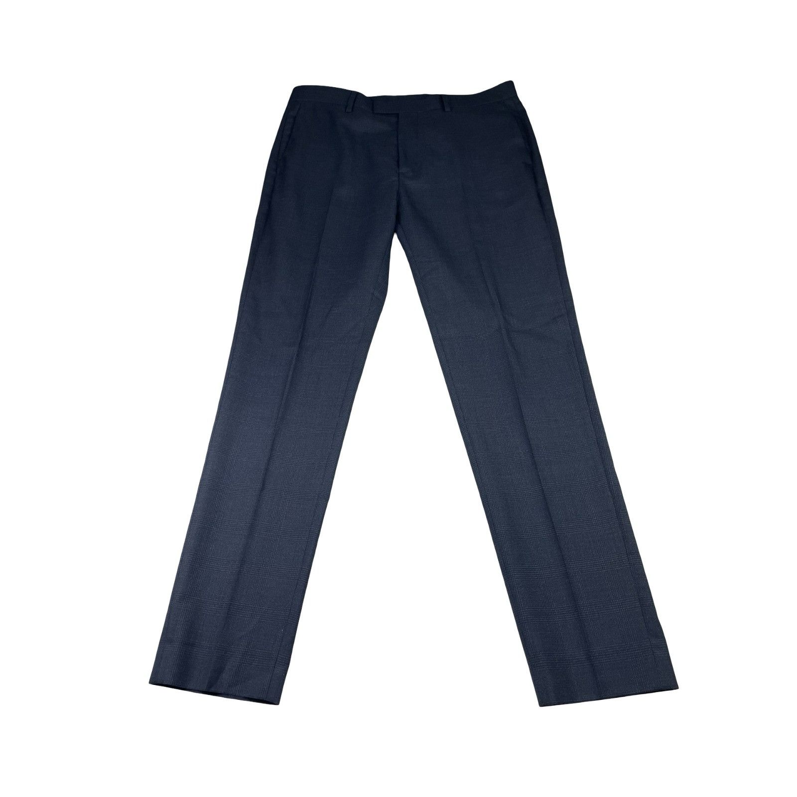 Banana Republic Banana Republic Men's Smart Weight Slim Fit Wool Suit Blue P Size 40L - 14 Thumbnail