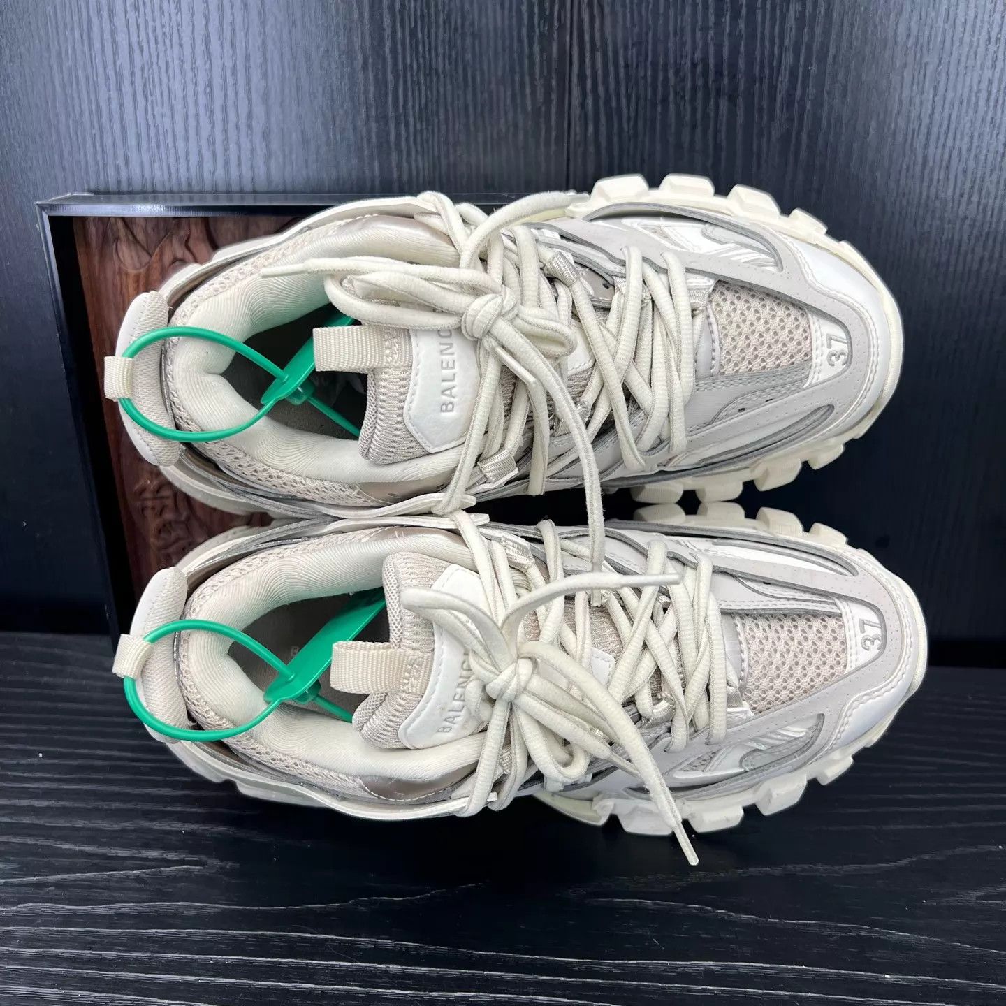 Balenciaga Balenciaga Track Milk Tea Brown 37 New (Original Box) Size US 6.5 / IT 36.5 - 4 Thumbnail