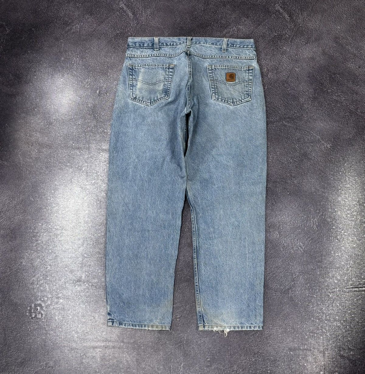 Carhartt Vintage Carhartt Relaxed Fit Blue Work Denim Hype Jeans Size US 38 / EU 54 - 1 Thumbnail