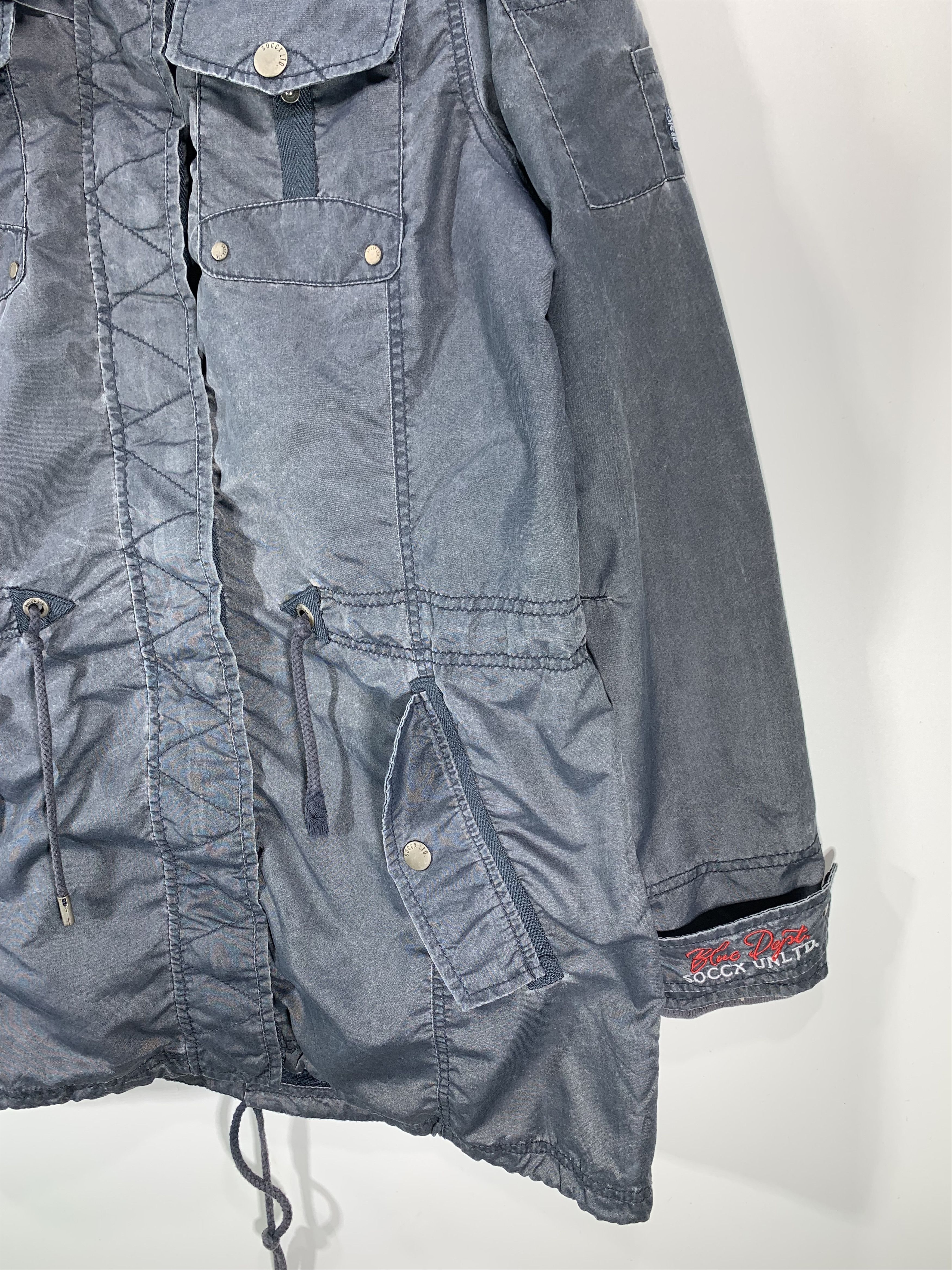 Japanese Brand × Vintage ⚡️Vintage Soccx Blue Parka Rare Design Size US M / EU 48-50 / 2 - 4 Thumbnail