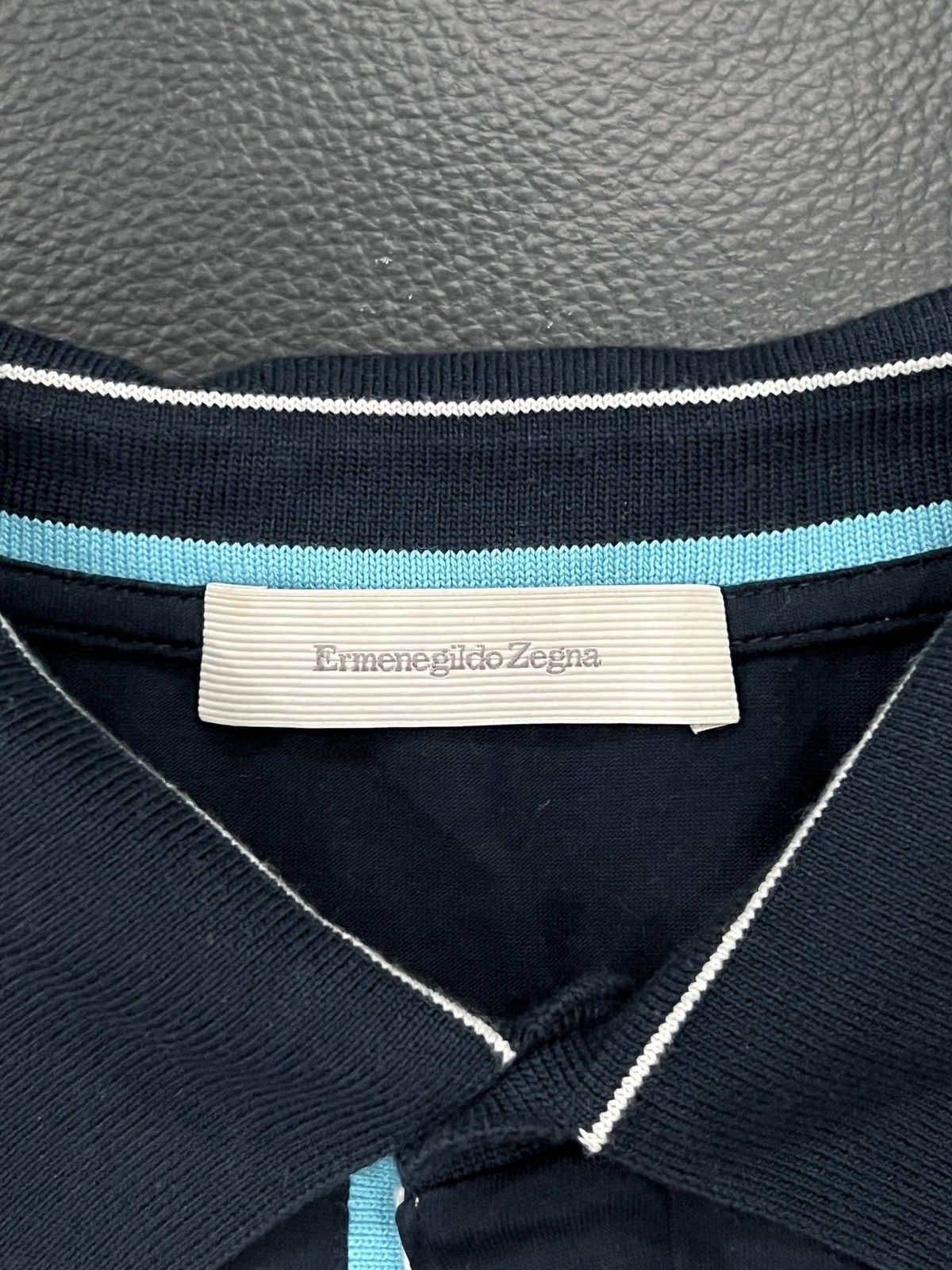 Ermenegildo Zegna Ermenegildo Zegna Short Sleeve Polo Shirt Size US XS / EU 42 / 0 - 9 Thumbnail