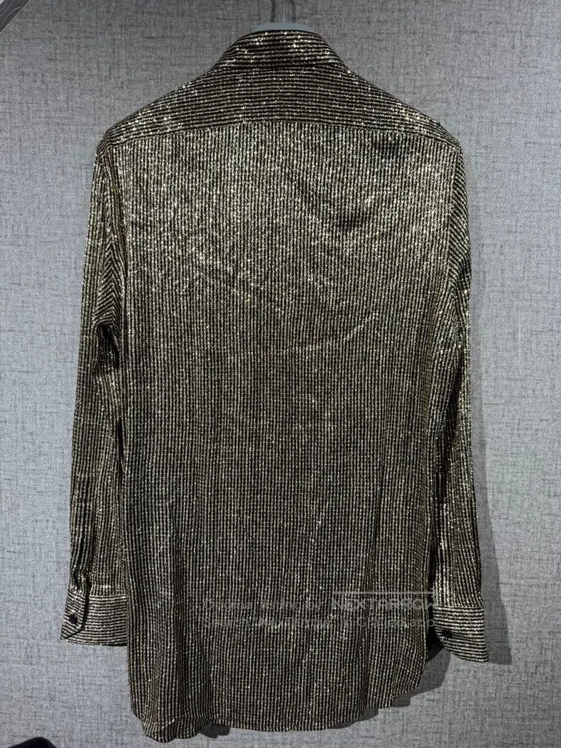 Saint Laurent Paris Saint Laurent Paris size 36 Gold Shirt Size S / US 4 / IT 40 - 5 Thumbnail