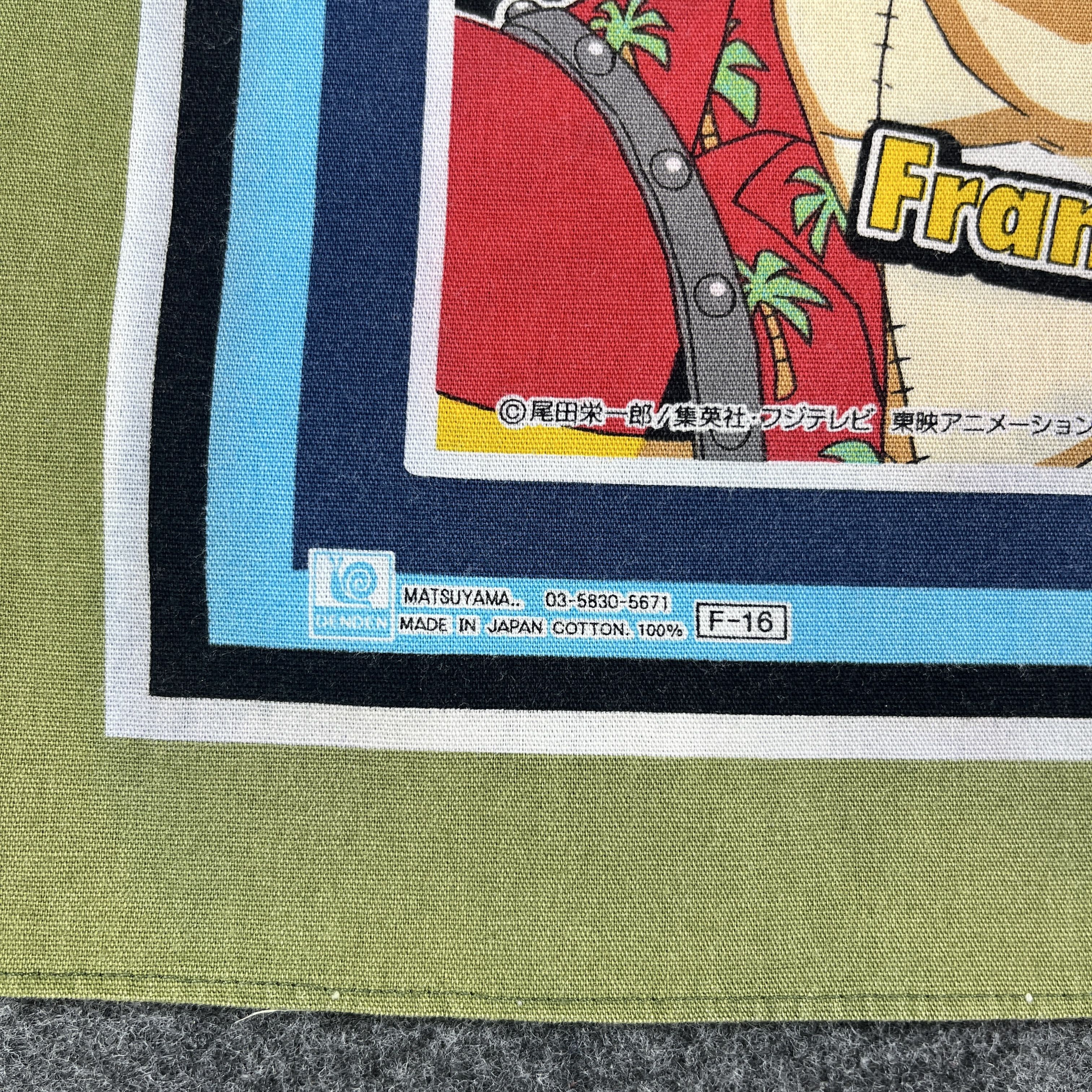 Anime × One Piece × Vintage One Piece Handkerchief / Bandana / Neckerchief B257 Size ONE SIZE - 3 Thumbnail