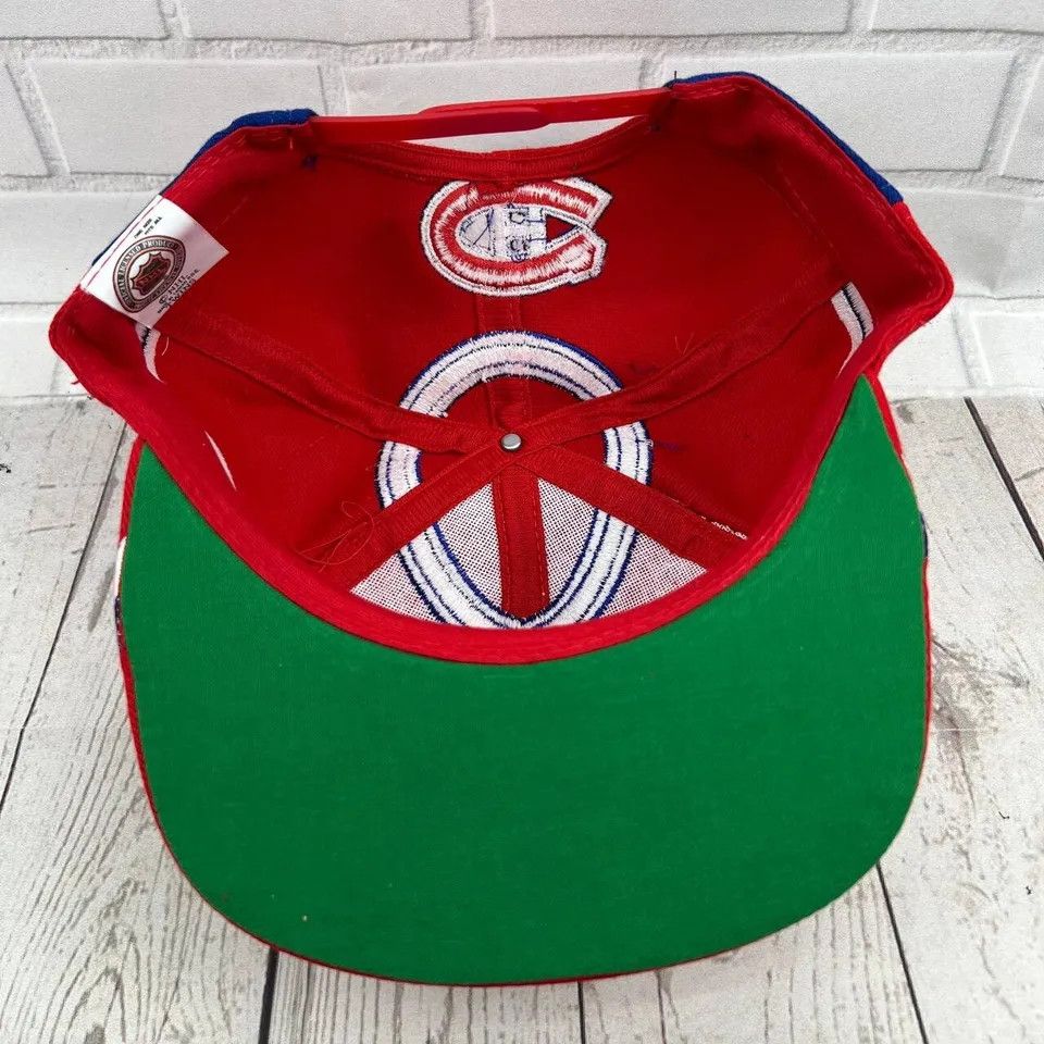 Vintage Montreal Canadiens NHL Jersey Hat Snapback Cap New