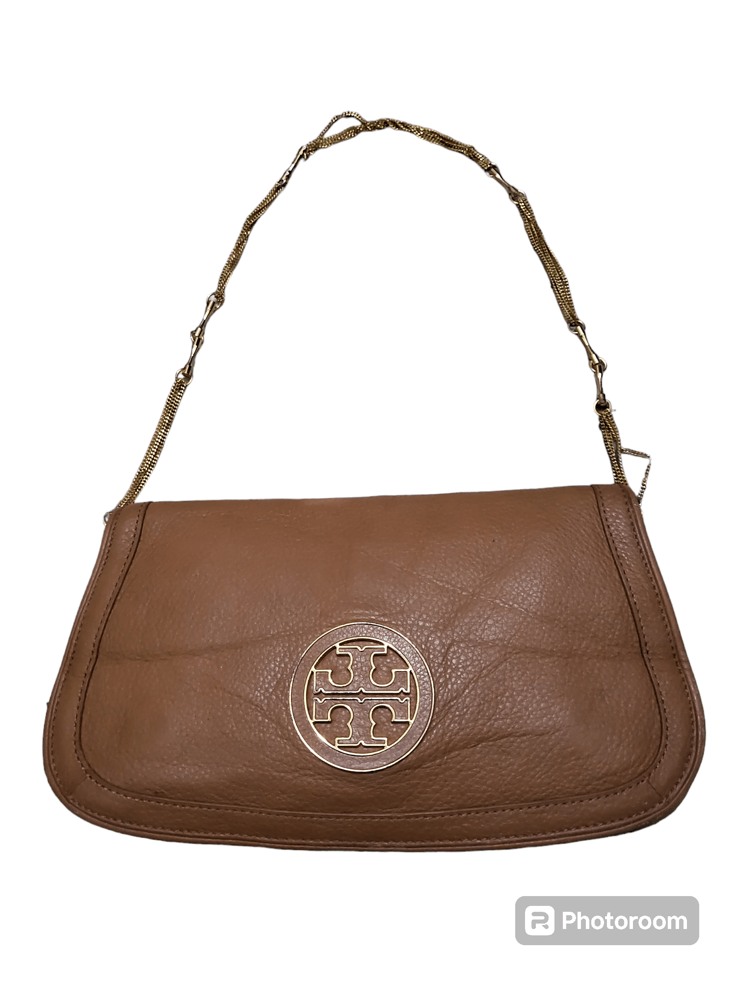 Tory Burch Amanda Tan Brown Clutch Size ONE SIZE - 1 Thumbnail