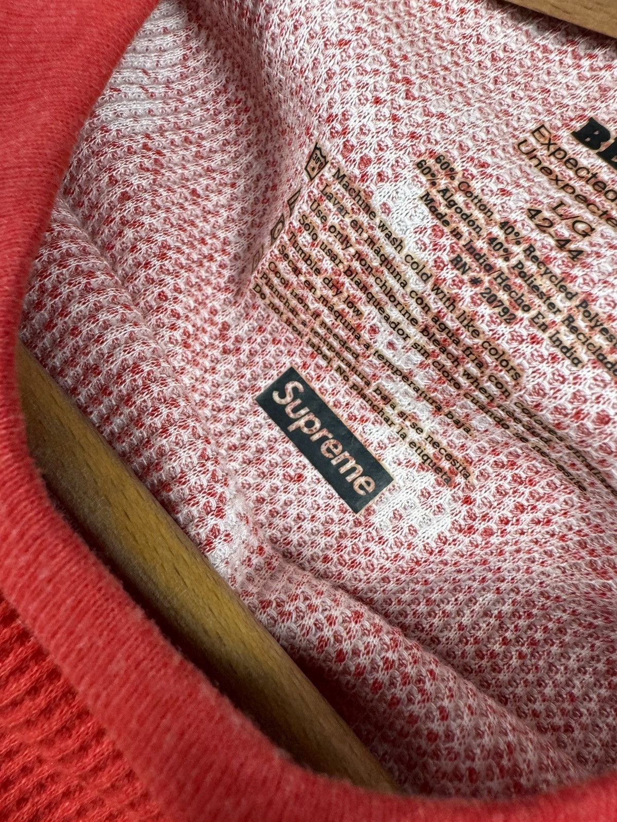 Hanes × Supreme × Vintage Supreme Hanes Monogram Longsleeve Streetweat y2k M size Size US M / EU 48-50 / 2 - 8 Thumbnail