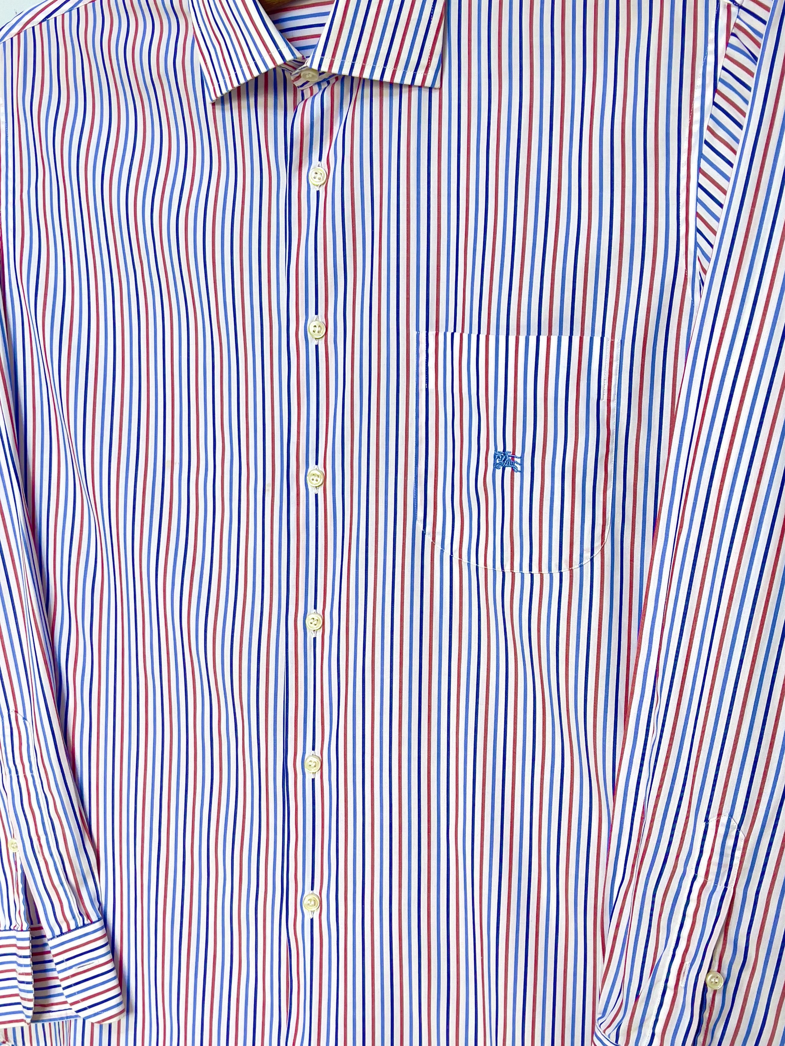 Burberry 🔥 🇫🇷 Striped shirt Burberry london size L 42 Size US L / EU 52-54 / 3 - 4 Thumbnail