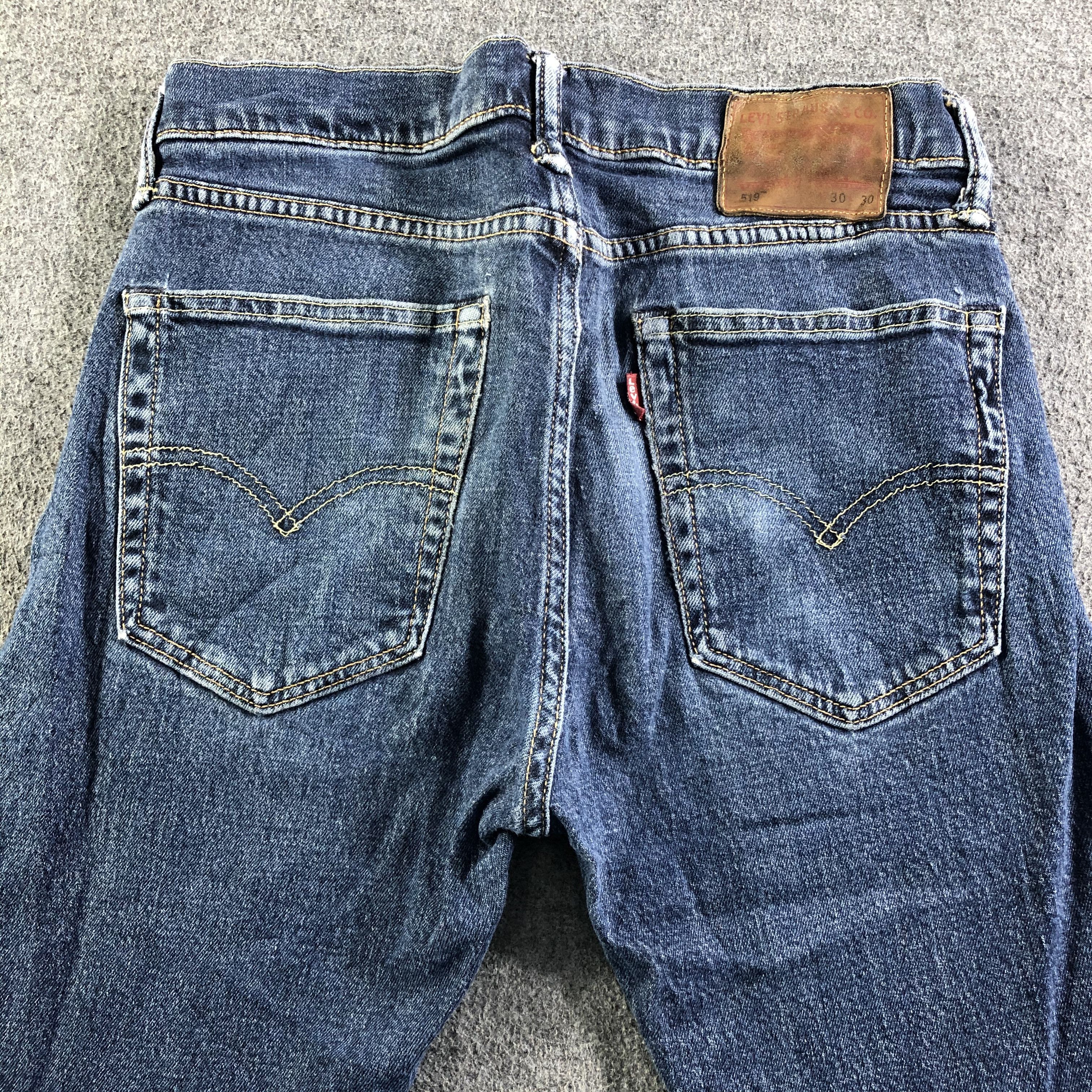 Levi's Vintage Blue Wash Levis 519 Jeans-J3483 Size 29" - 4 Thumbnail